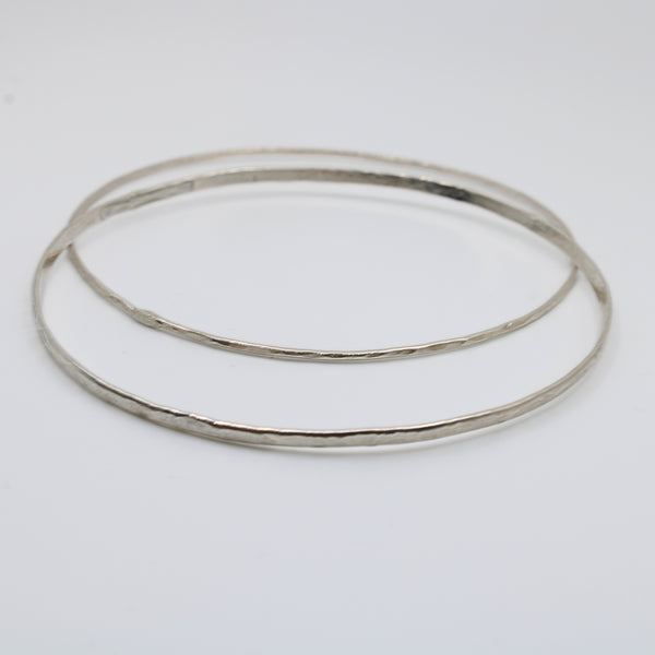 Textured and Hammered Bangles