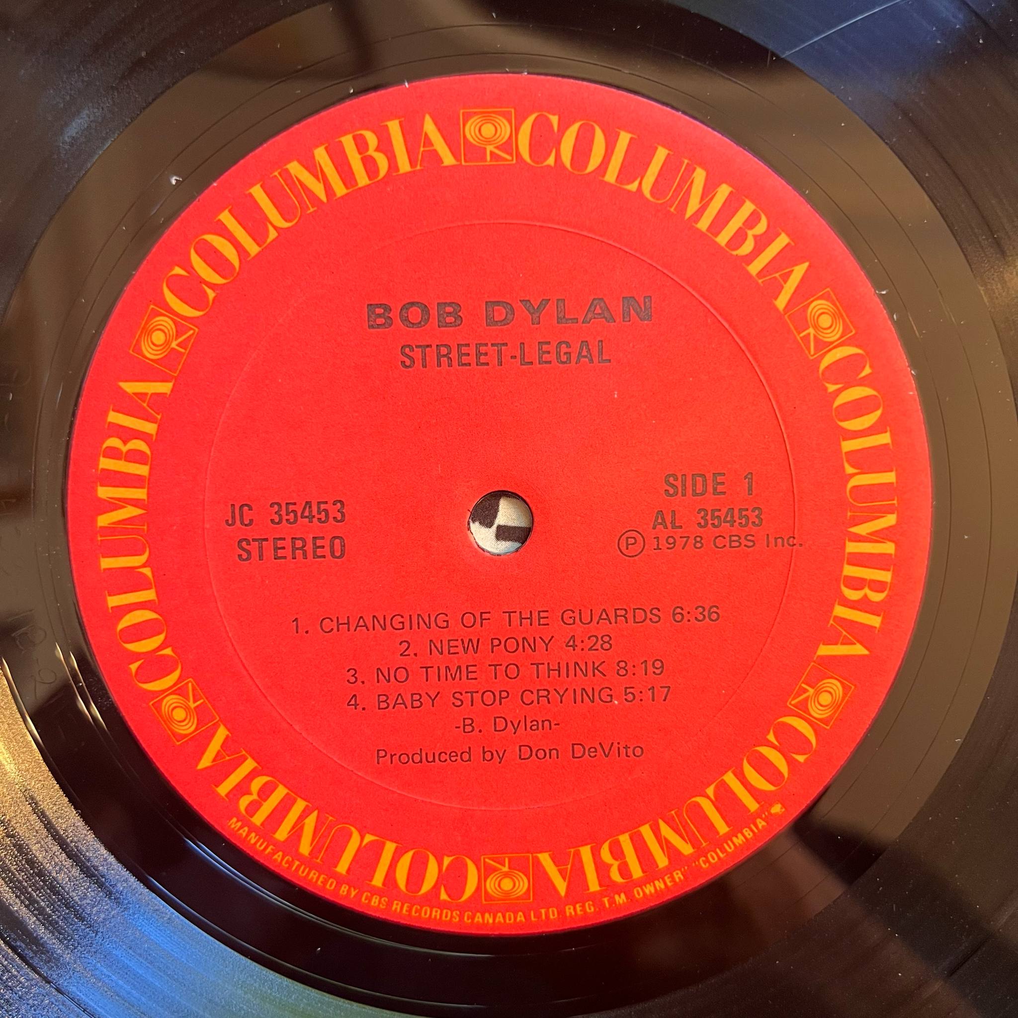 DYLAN, BOB - STREET LEGAL