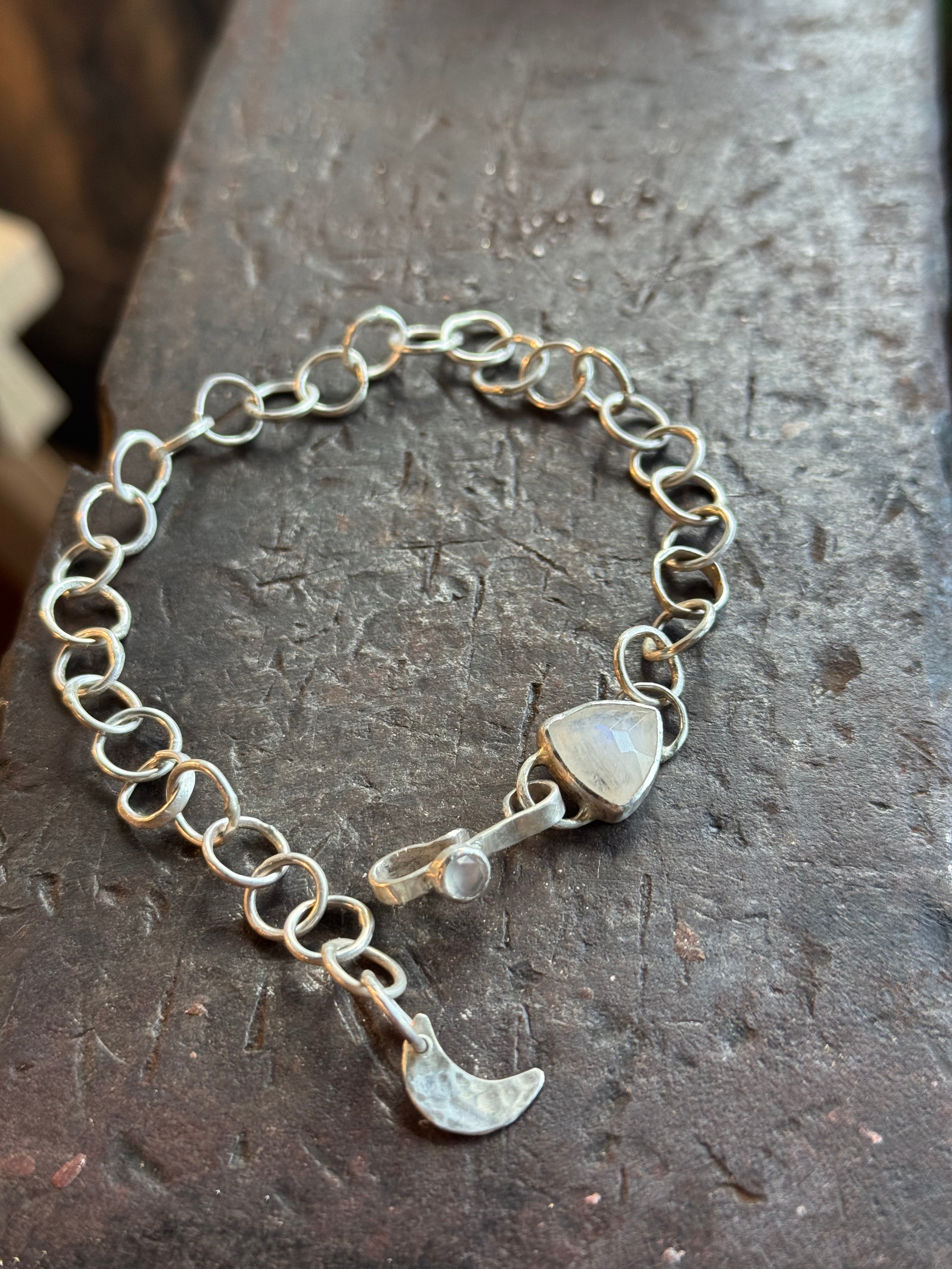 Moonstone Charm Bracelet