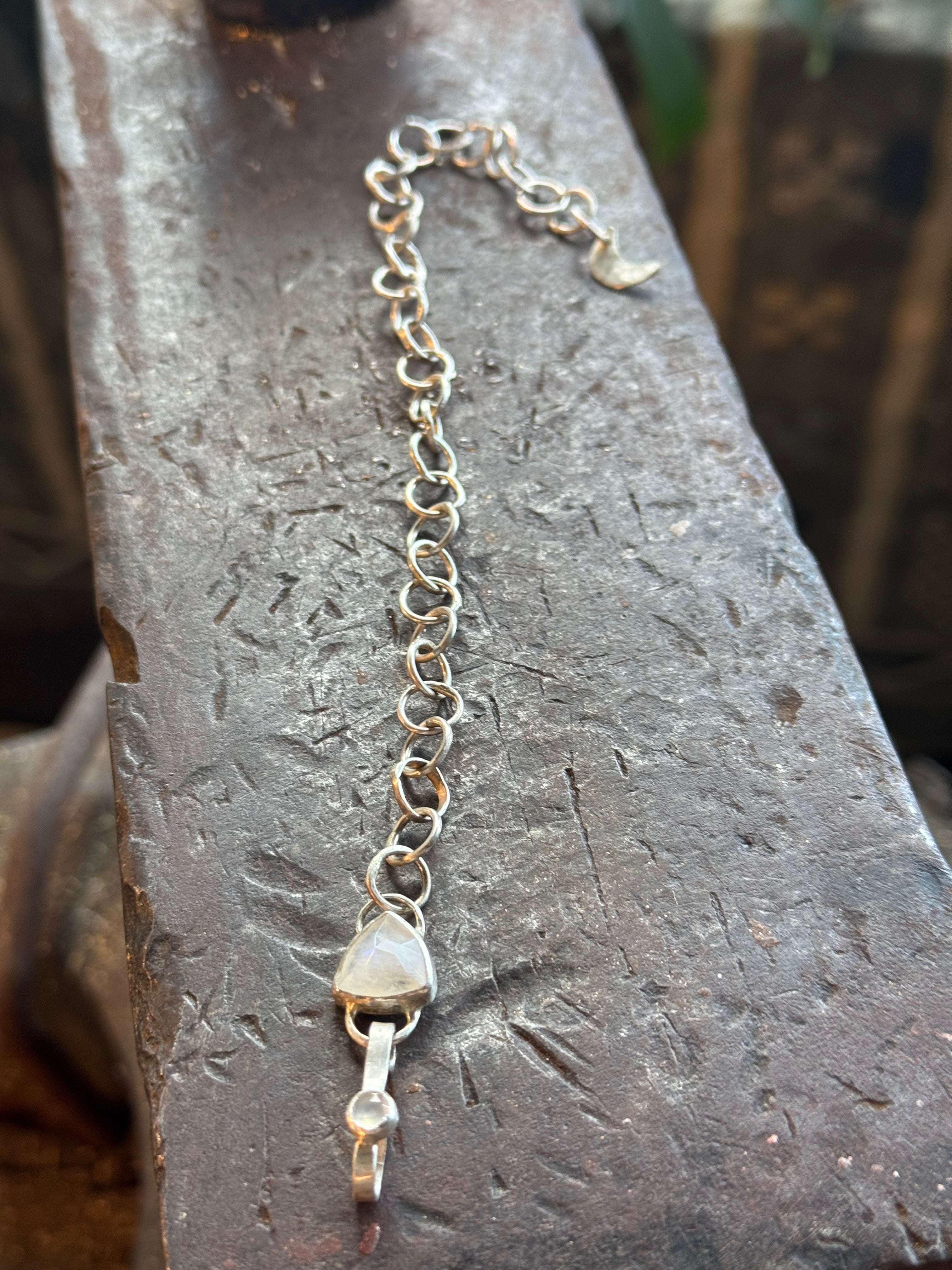Moonstone Charm Bracelet