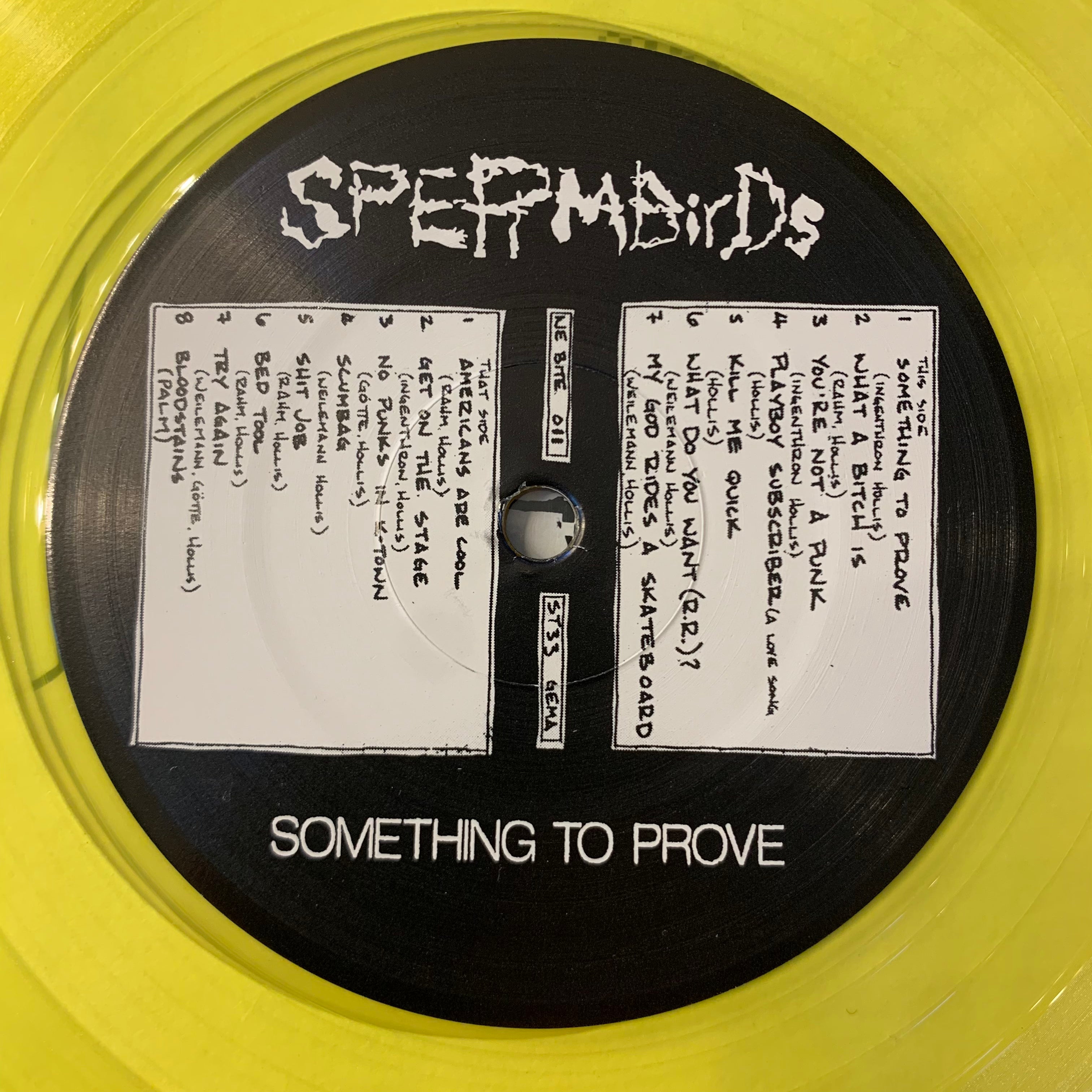 SPERMBIRDS - SOMETHING TO PROVE