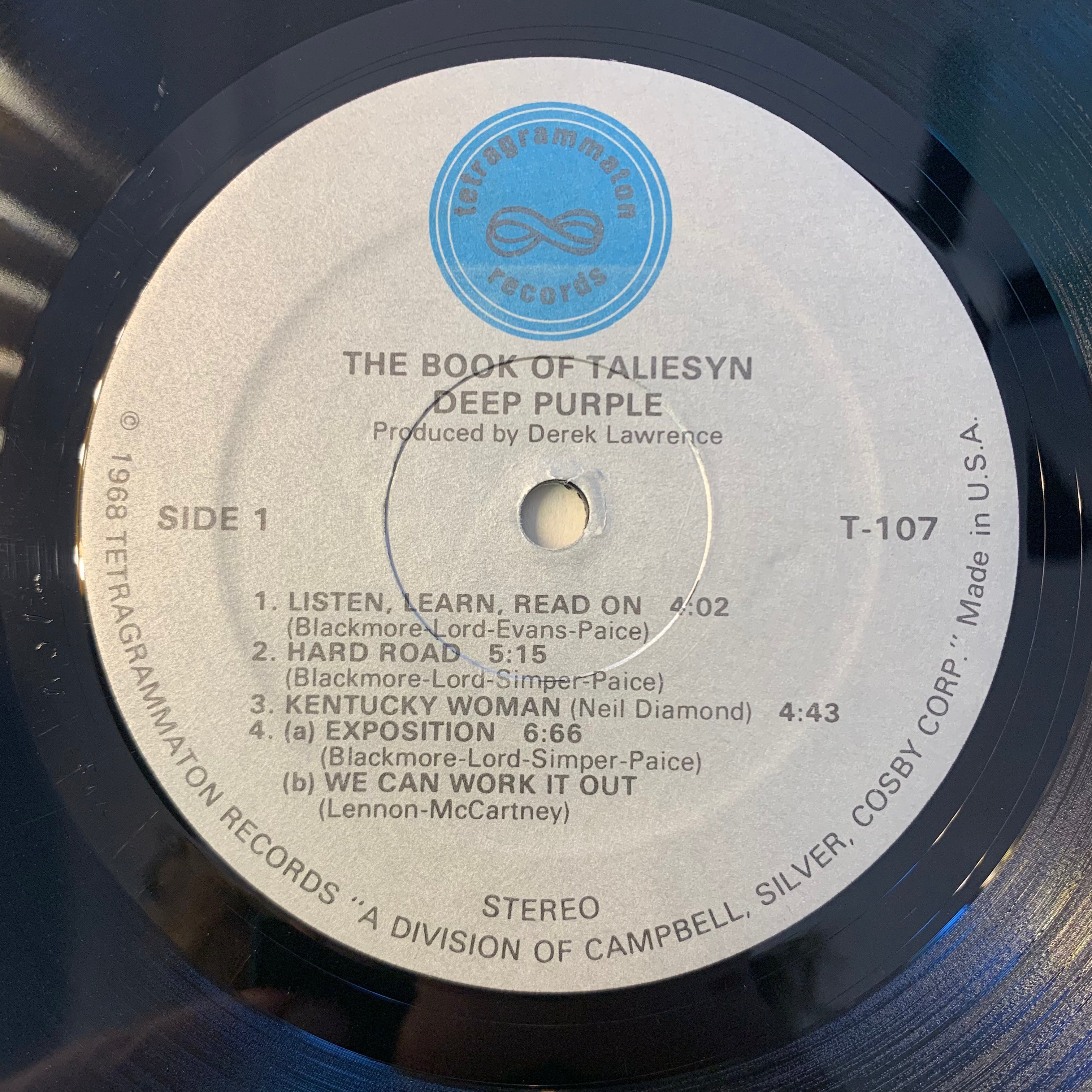 DEEP PURPLE - THE BOOK OF TALIESYN