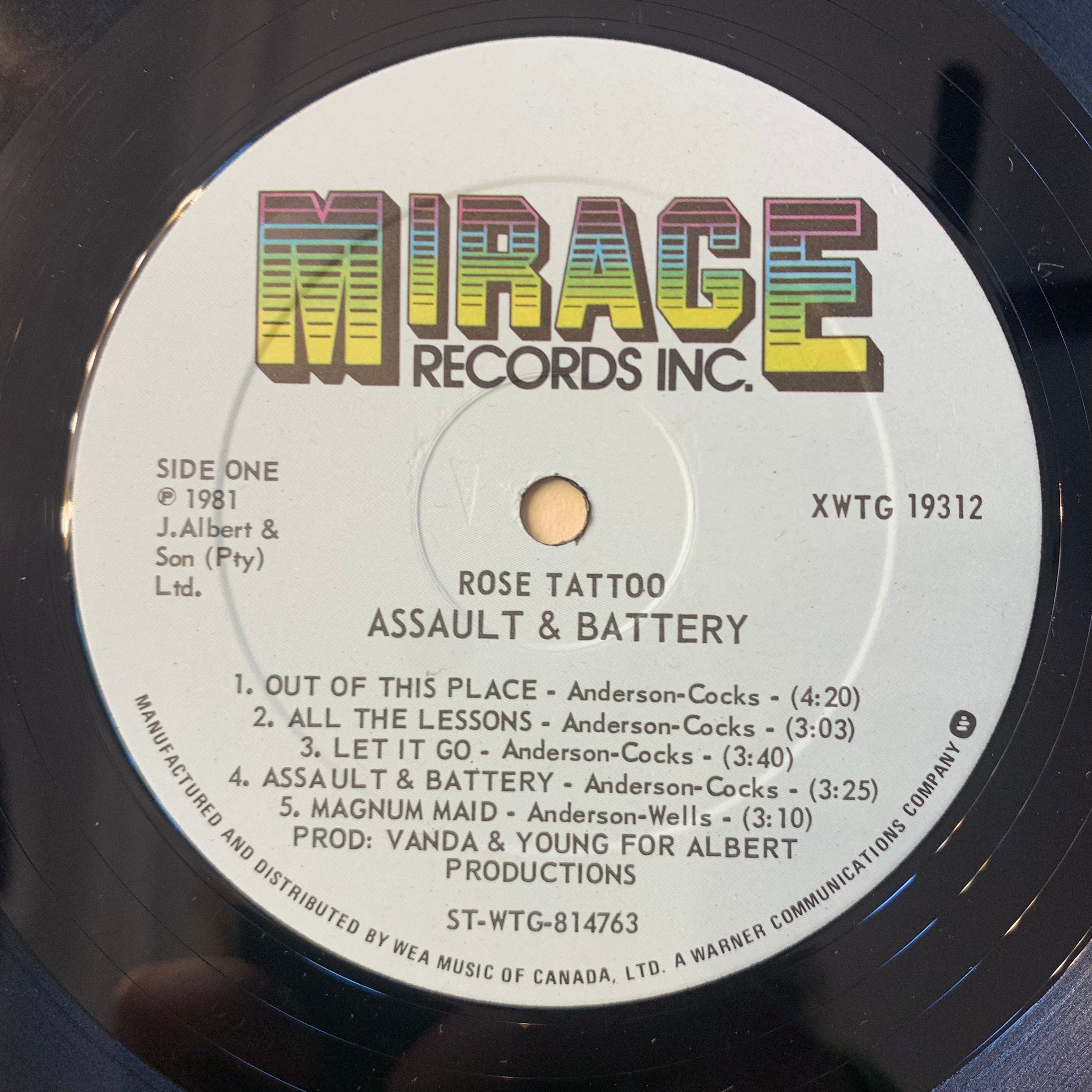 ROSE TATTOO -ASSAULT AND BATTERY