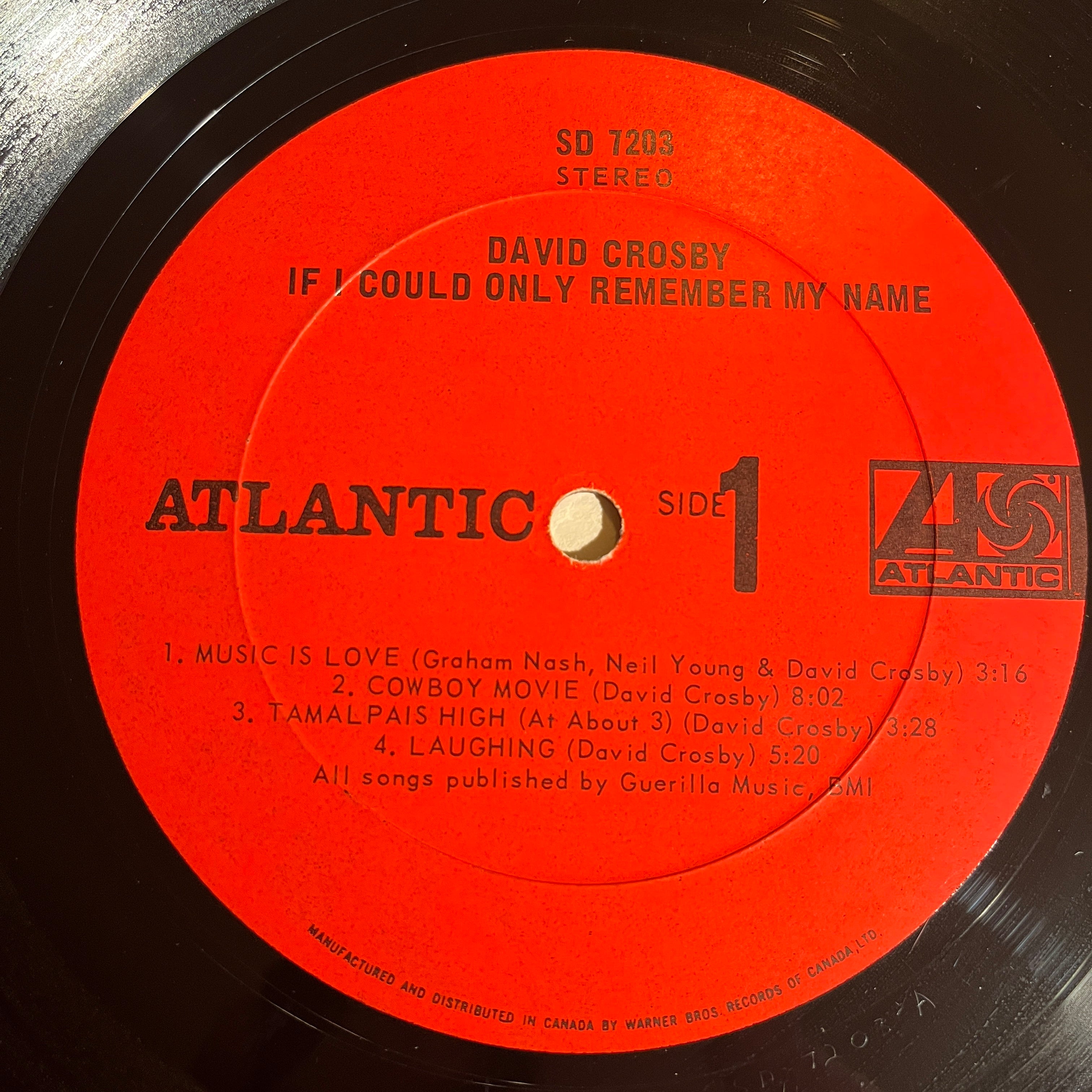 CROSBY, DAVID - IF I COULD ONLY REMEMBER MY NAME