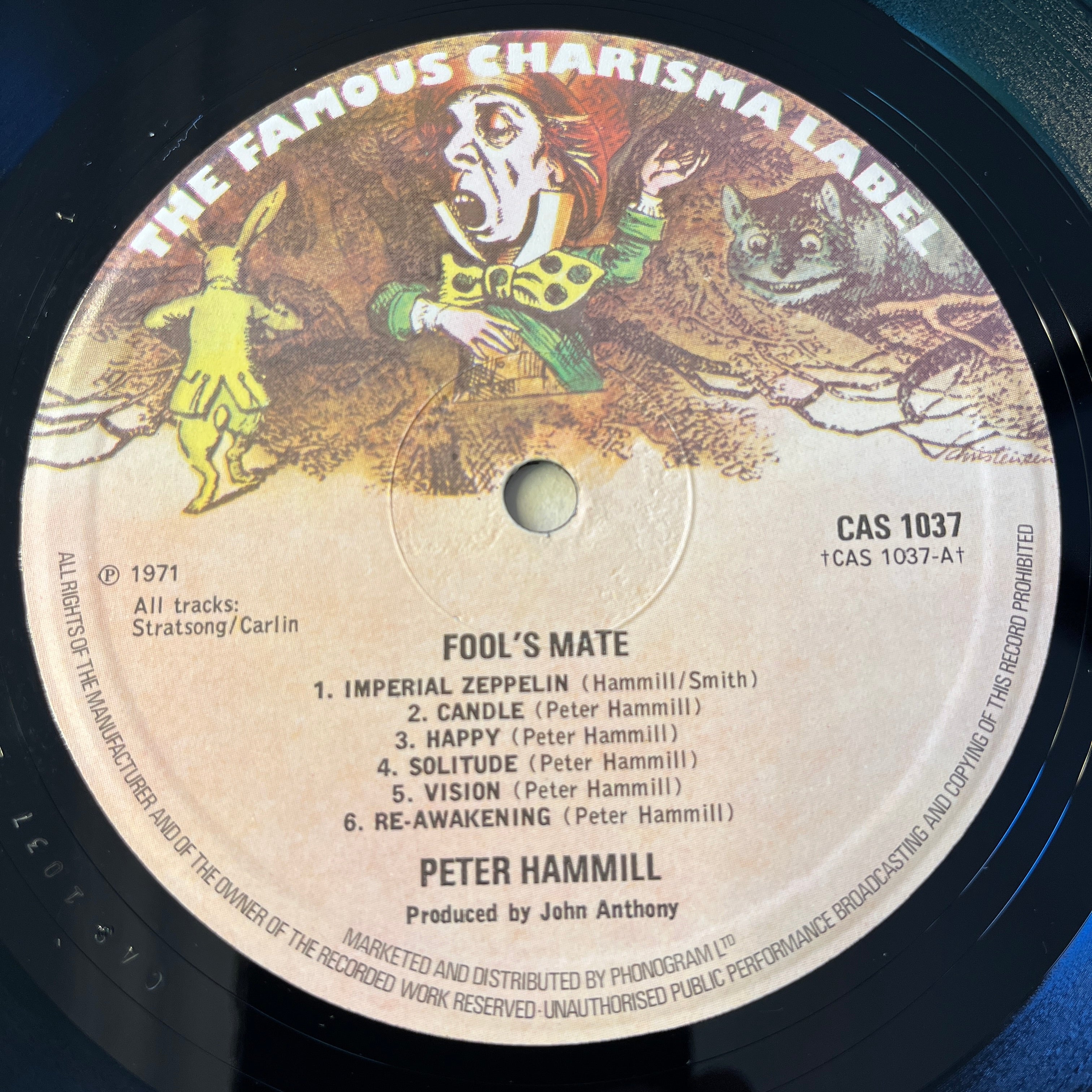 HAMMILL, PETER - FOOL'S MATE