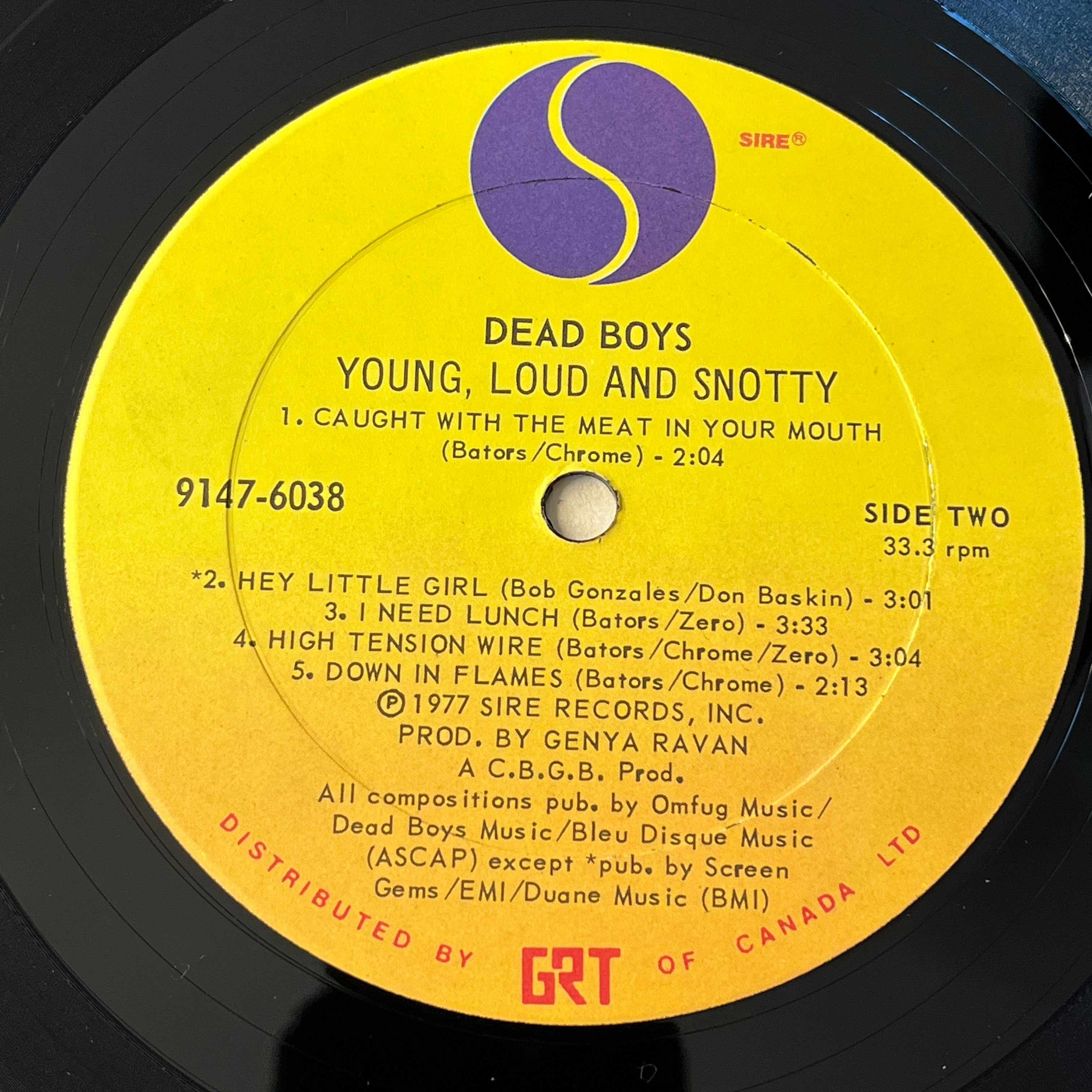 DEAD BOYS - YOUNG LOUD AND SNOTTY