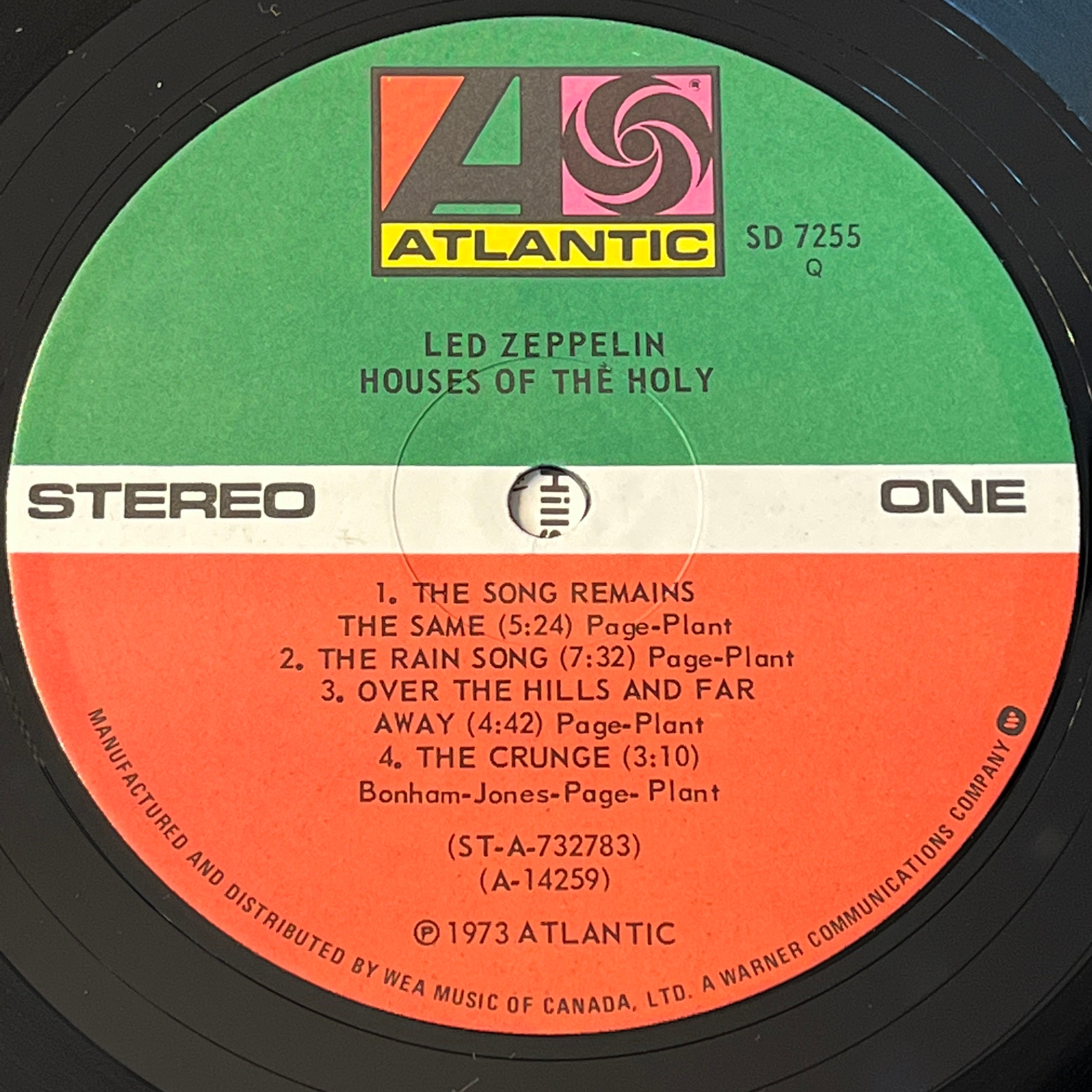 LED ZEPPELIN - HOUSES OF THE HOLY