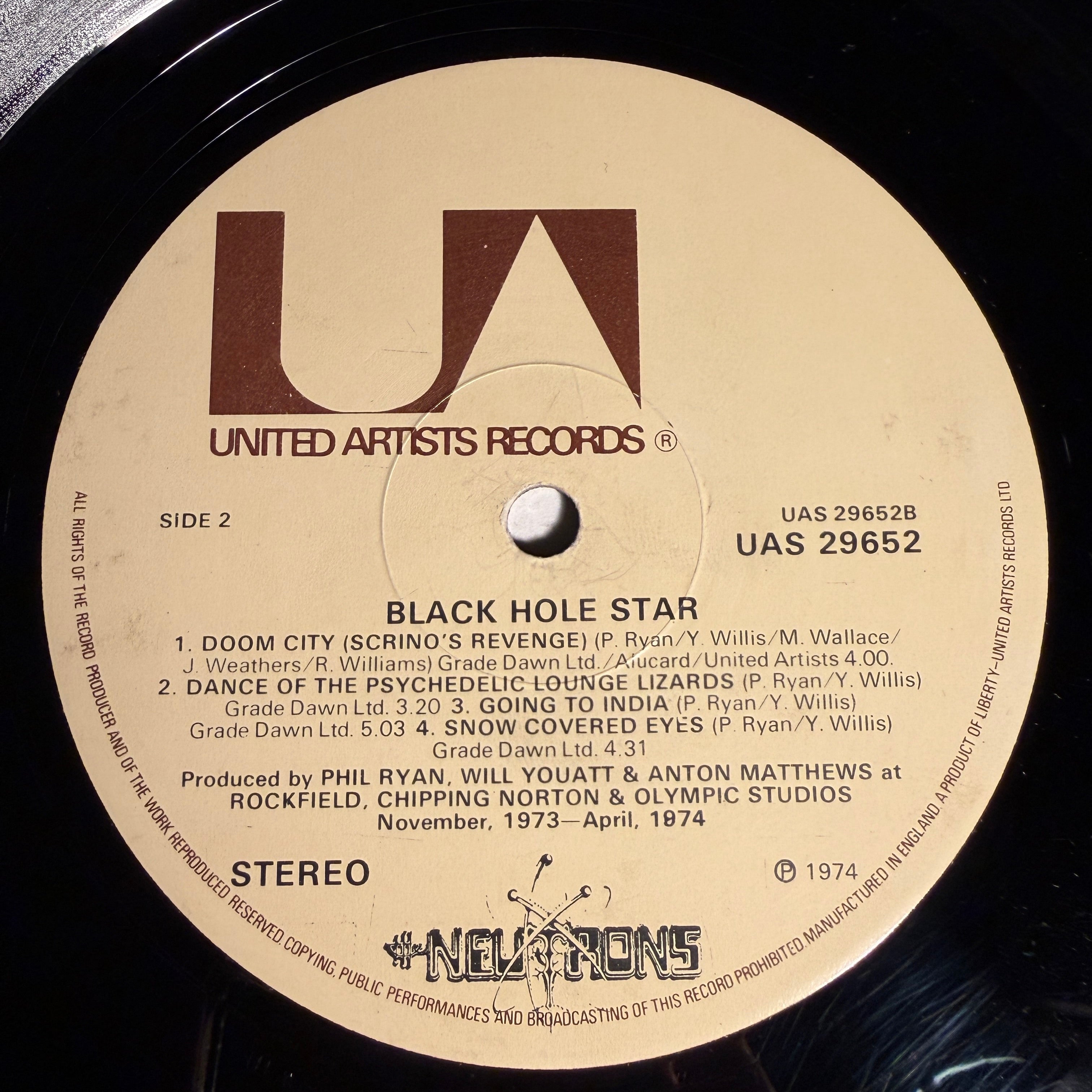 NEUTRONS, THE - BLACK HOLE STAR
