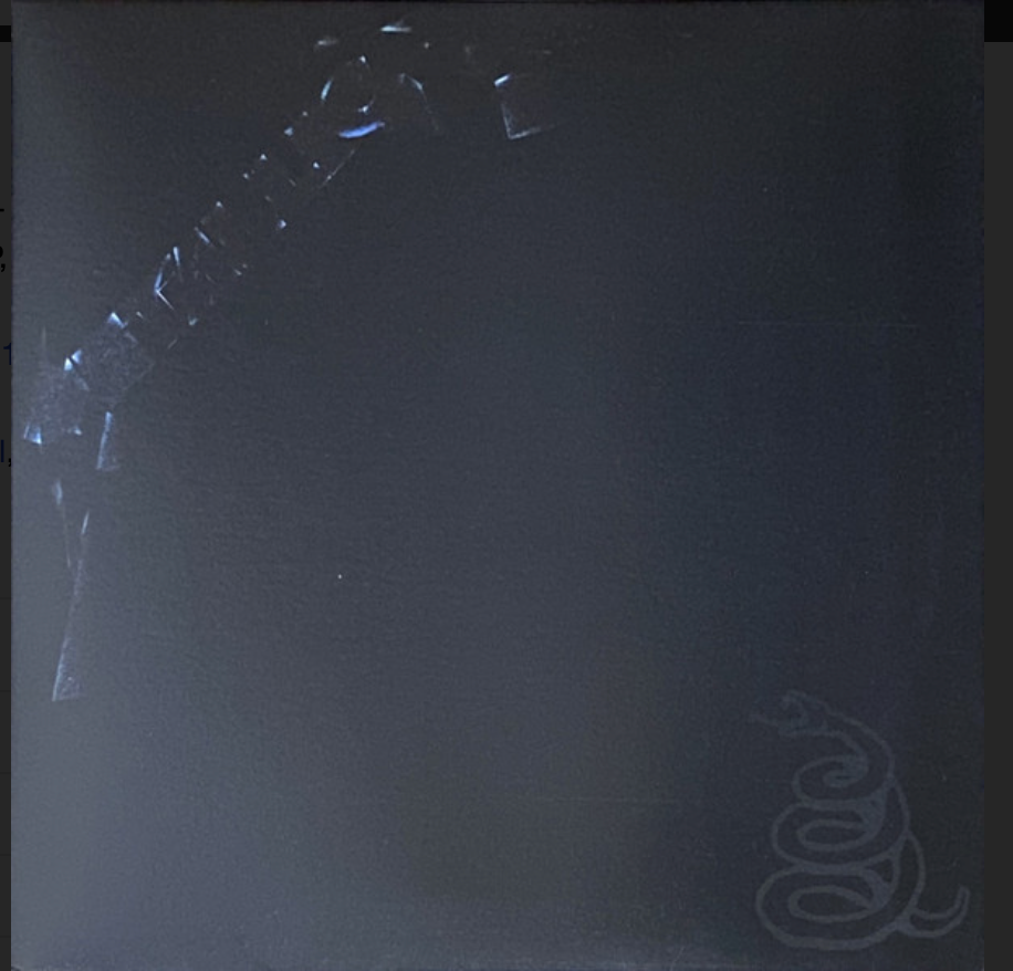 NEW VINYL METALLICA