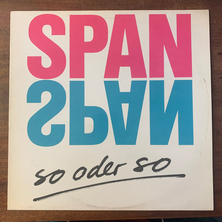 SPAN - SO ODER SO