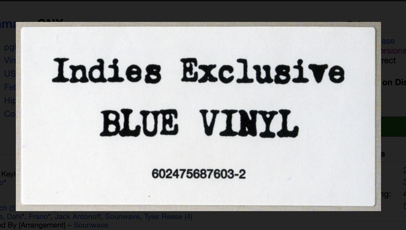 LAMAR, KENDRICK - GNX (Blue VInyl)