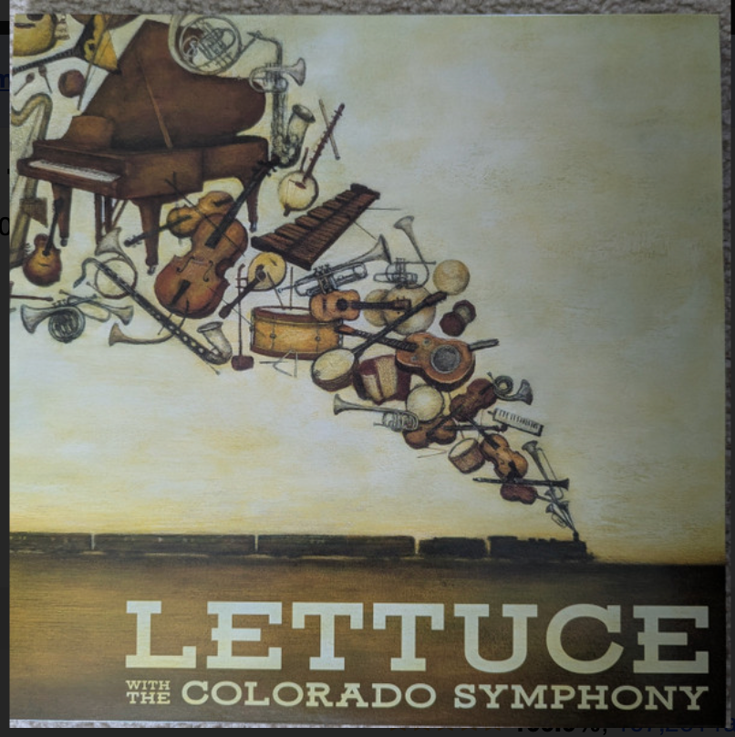 LETTUCE - WITH THE COLORADO SYMPHONY 3LP