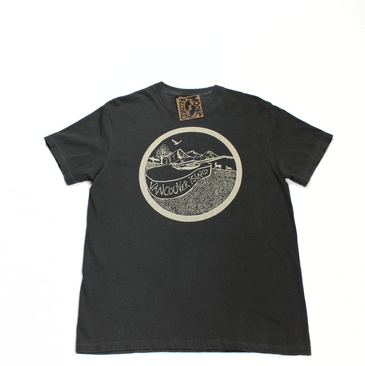 vancouver island guitar t-shirt for music lovers