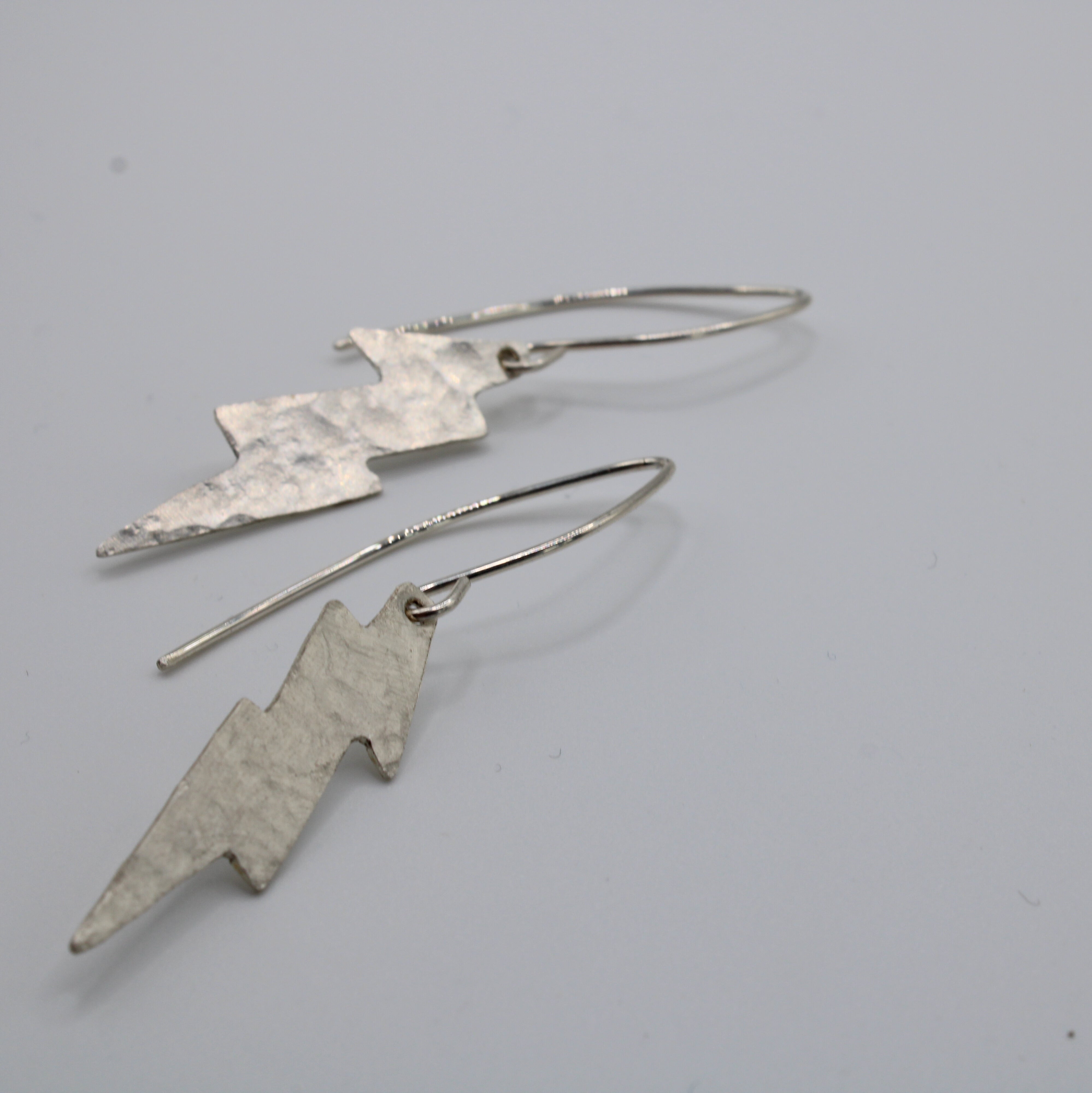 Sterling Silver or Brass Lightning Bolts