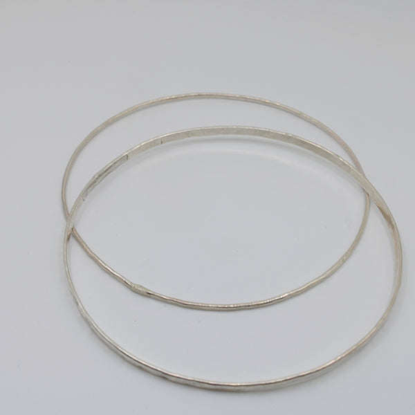 Textured and Hammered Bangles