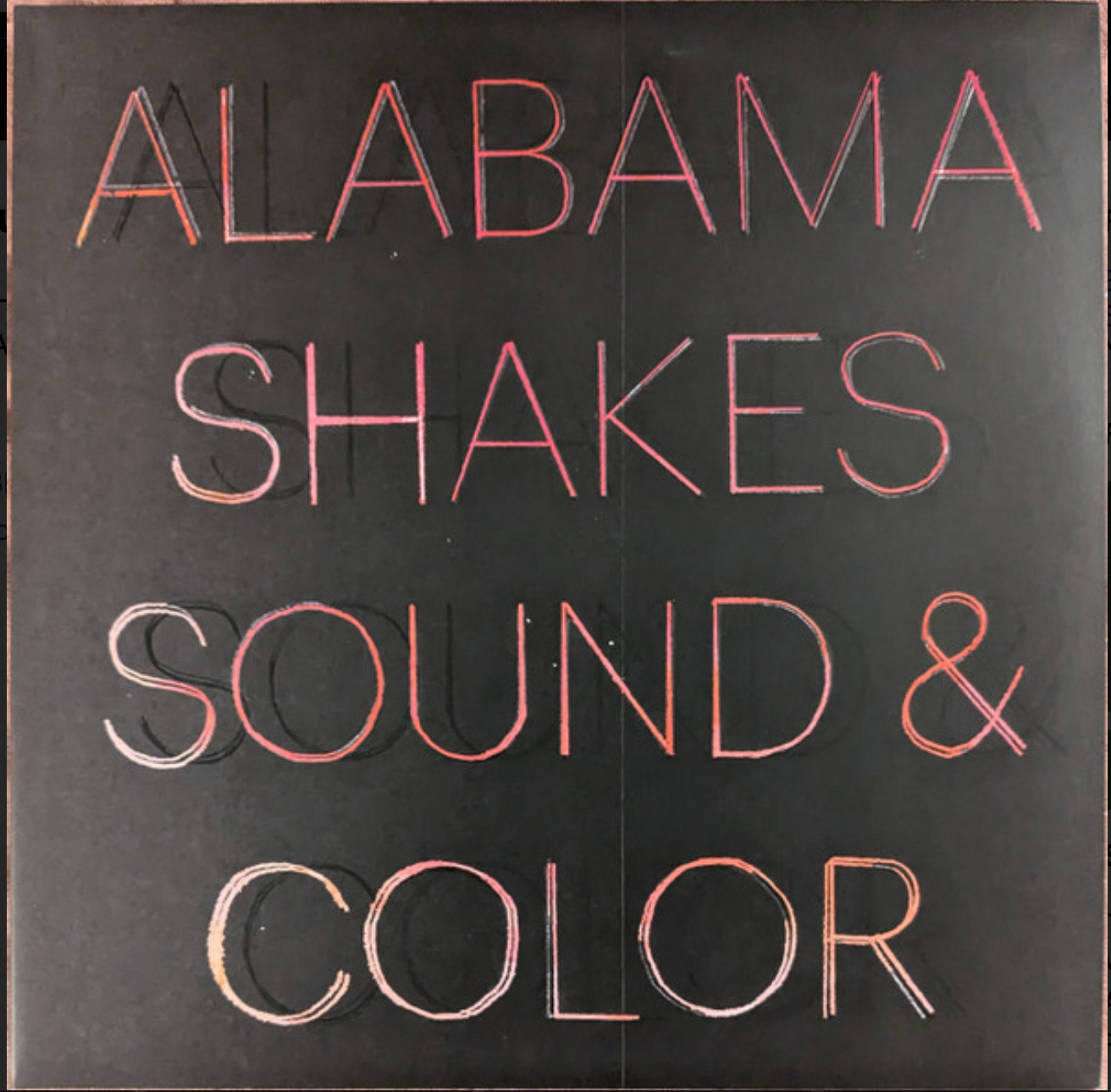 ALABAMA SHAKES - SOUND & COLOR - RED/BLACK/PINK