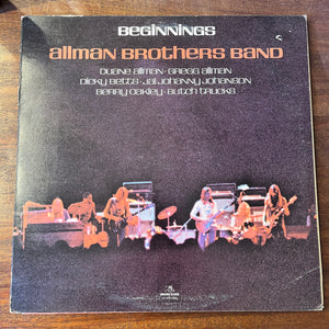 USED VINYL RECORD ALLMAN BROTHERS BAND SMALL BUSINESS BRICK AND MORTAR VANCOUVER ISLAND CANADA