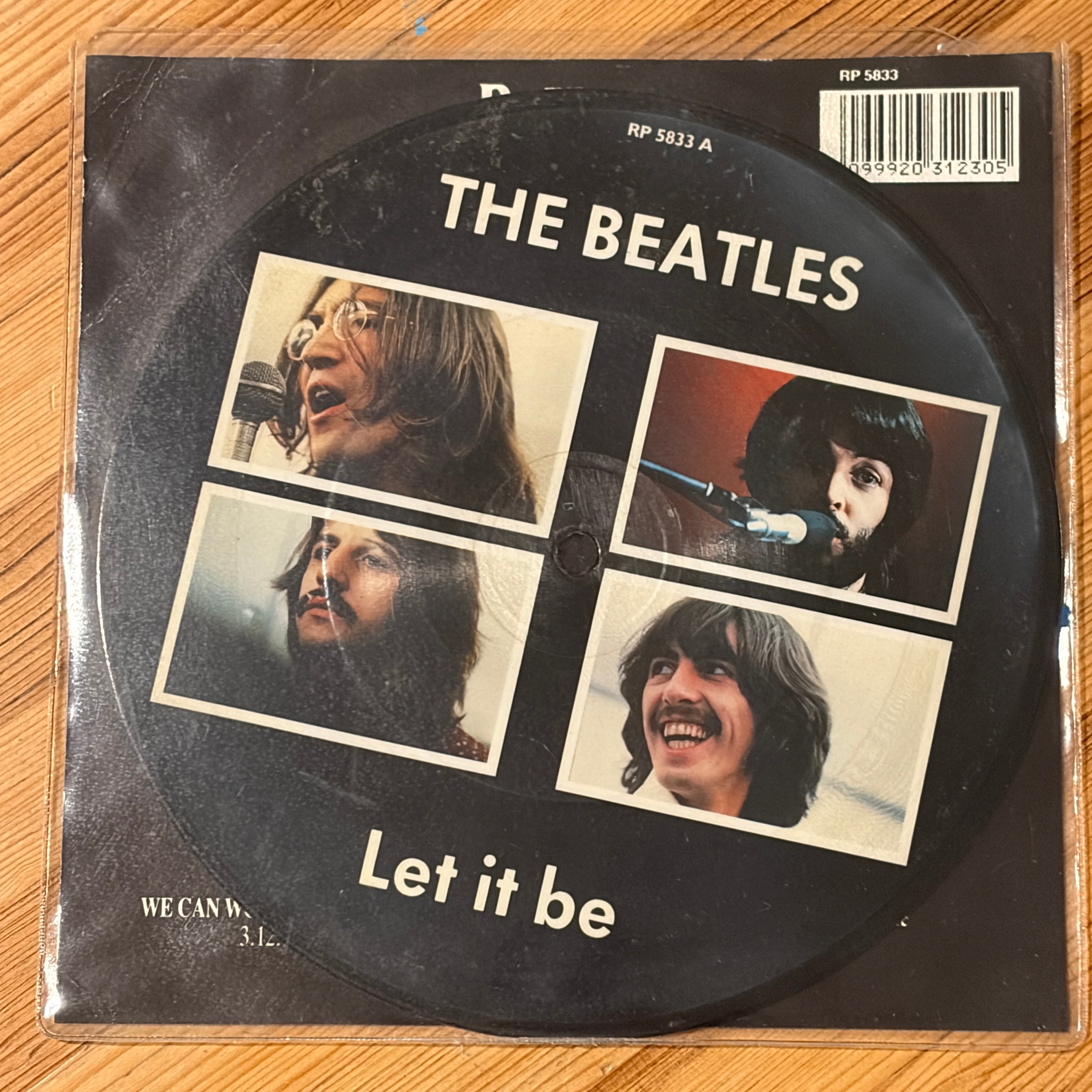 BEATLES, THE - LET IT BE 7 INCH 45RPM PICTURE DISC