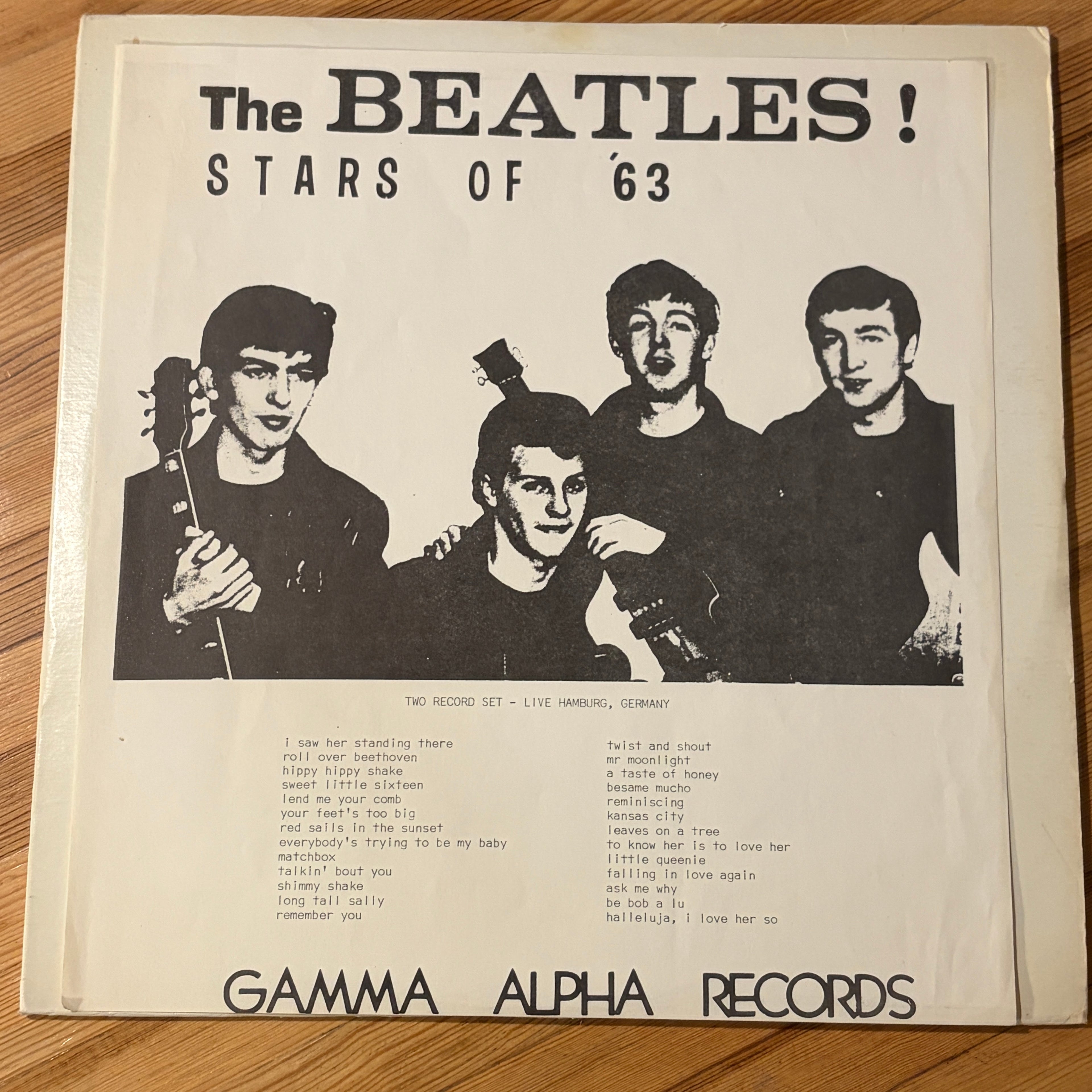 BEATLES, THE - STARS OF '63 BOOTLEG LIVE