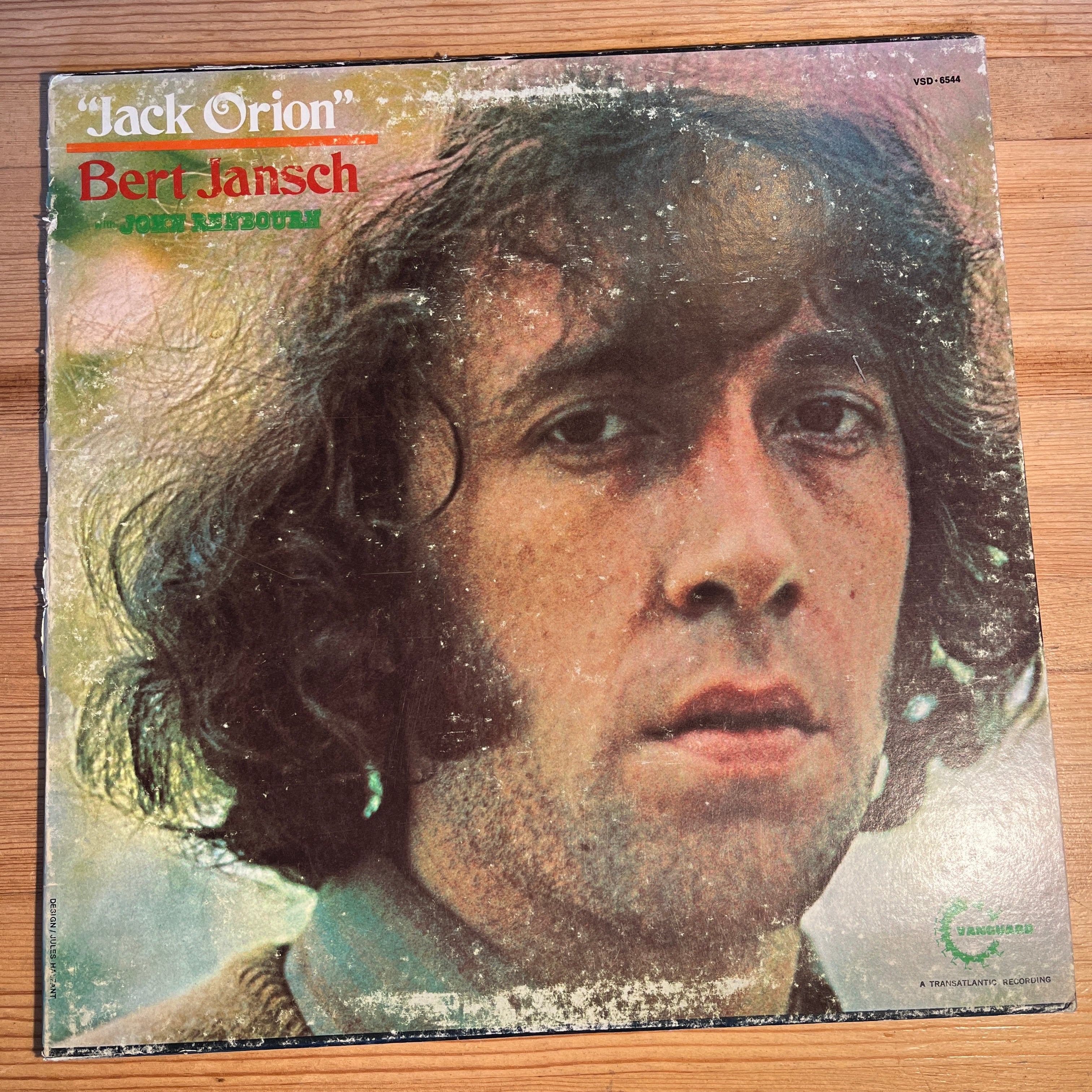 BERT JANSCH JACK ORION VINTAGE VINYL 1970