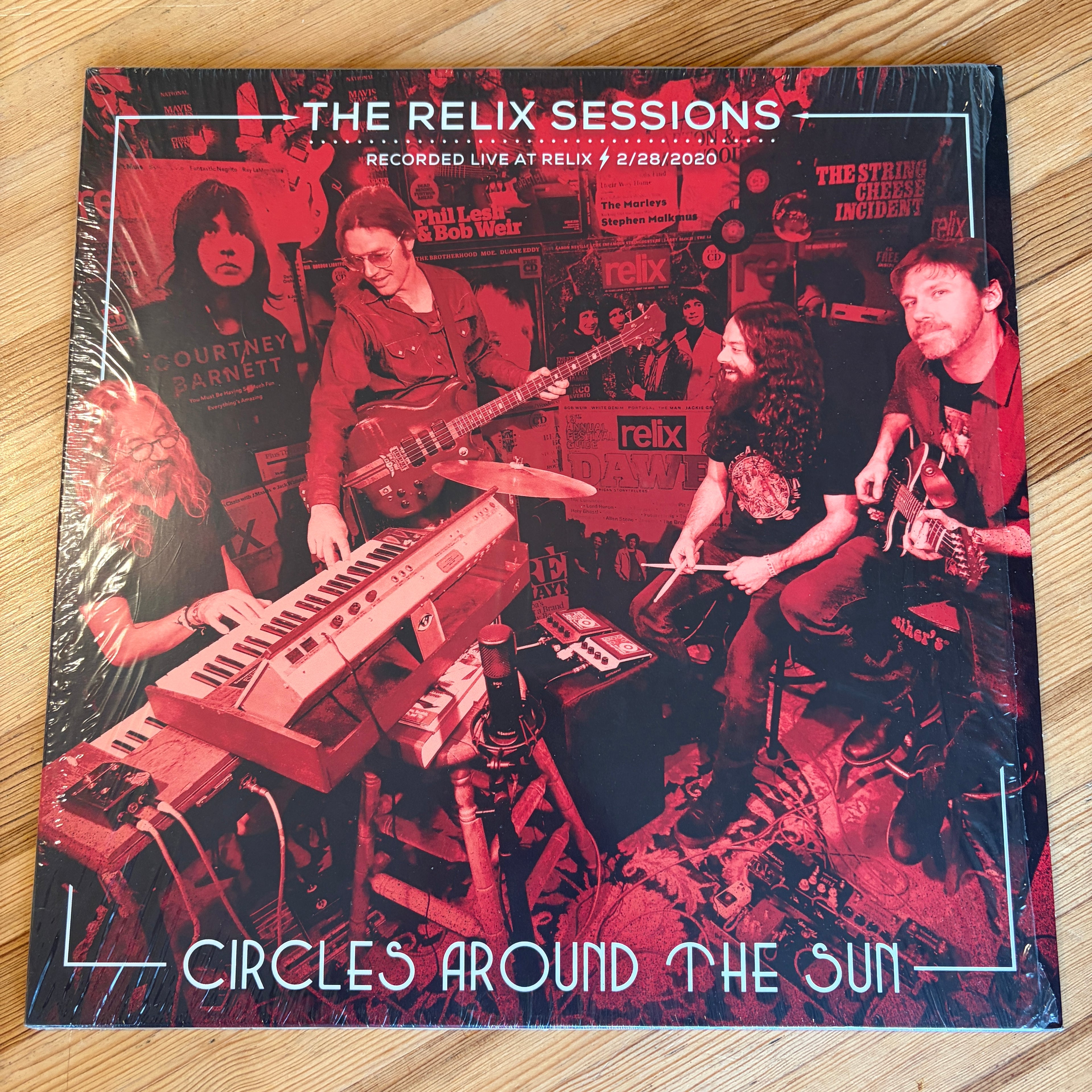 CIRCLES AROUND THE SUN - THE RELIX SESSIONS - 2ND PRESSING RED VINYL