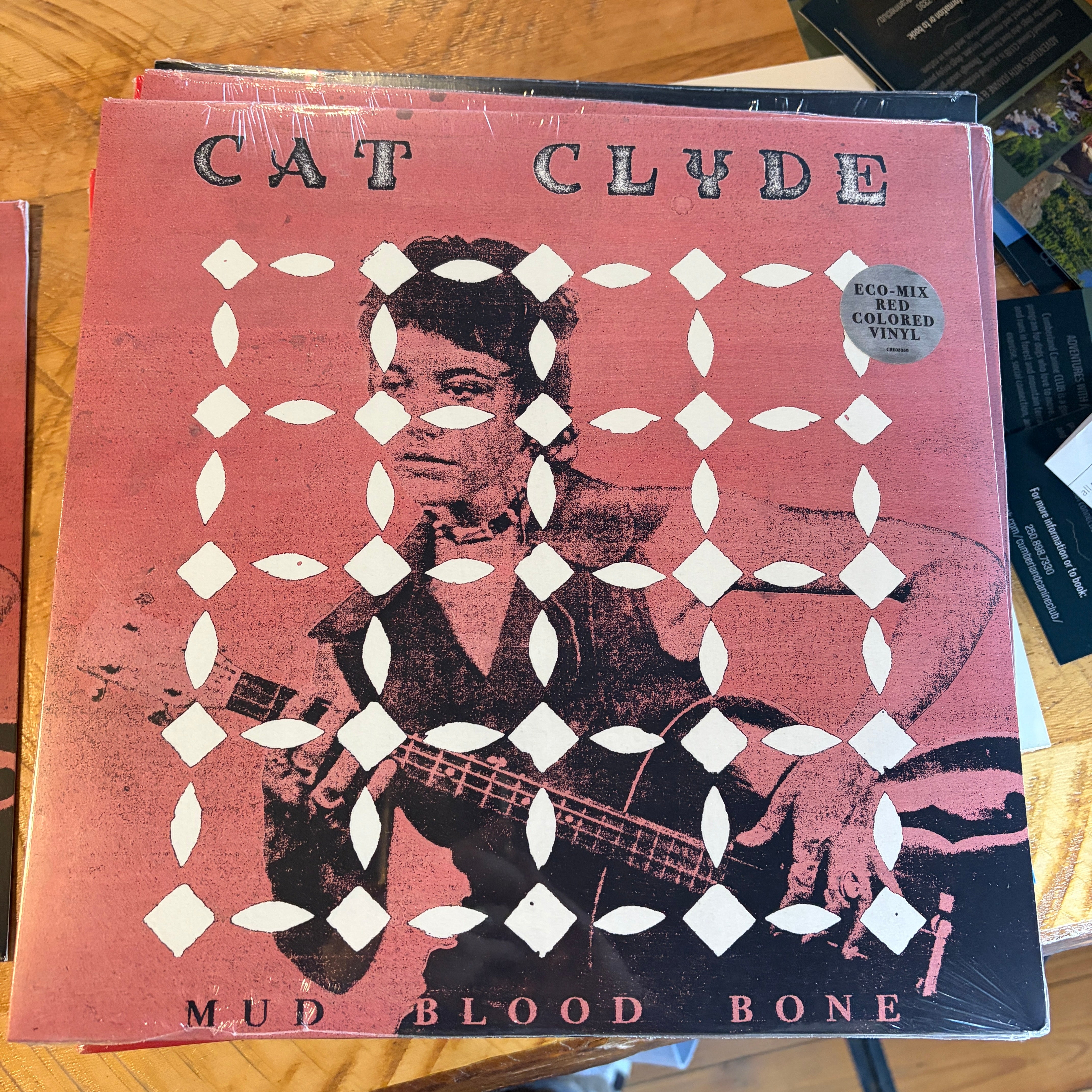 CLYDE, CAT - MUD BLOOD BONE - BLACK/RED MIX VINYL