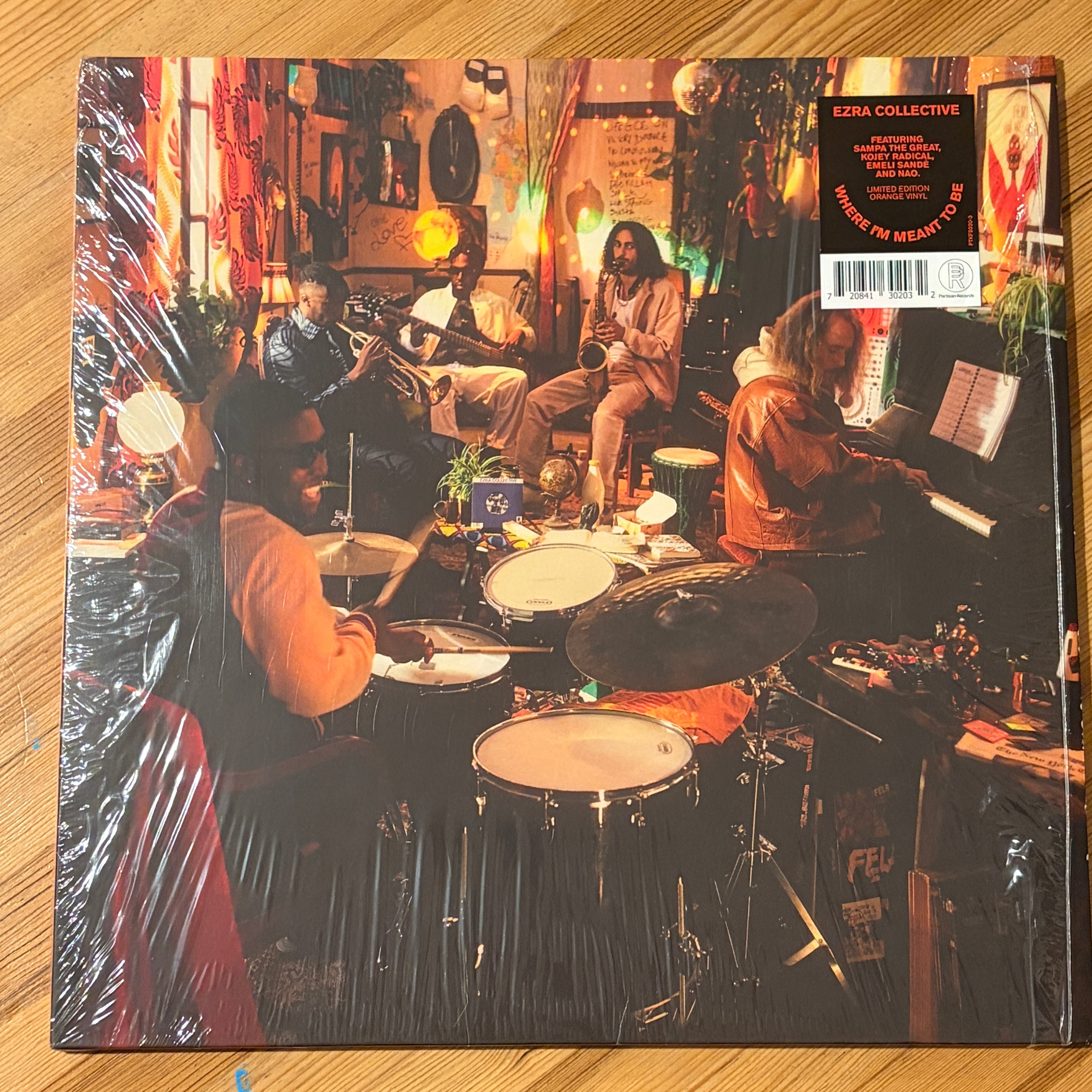 EZRA COLLECTIVE - WHERE I'M MEANT TO BE - ORANGE VINYL