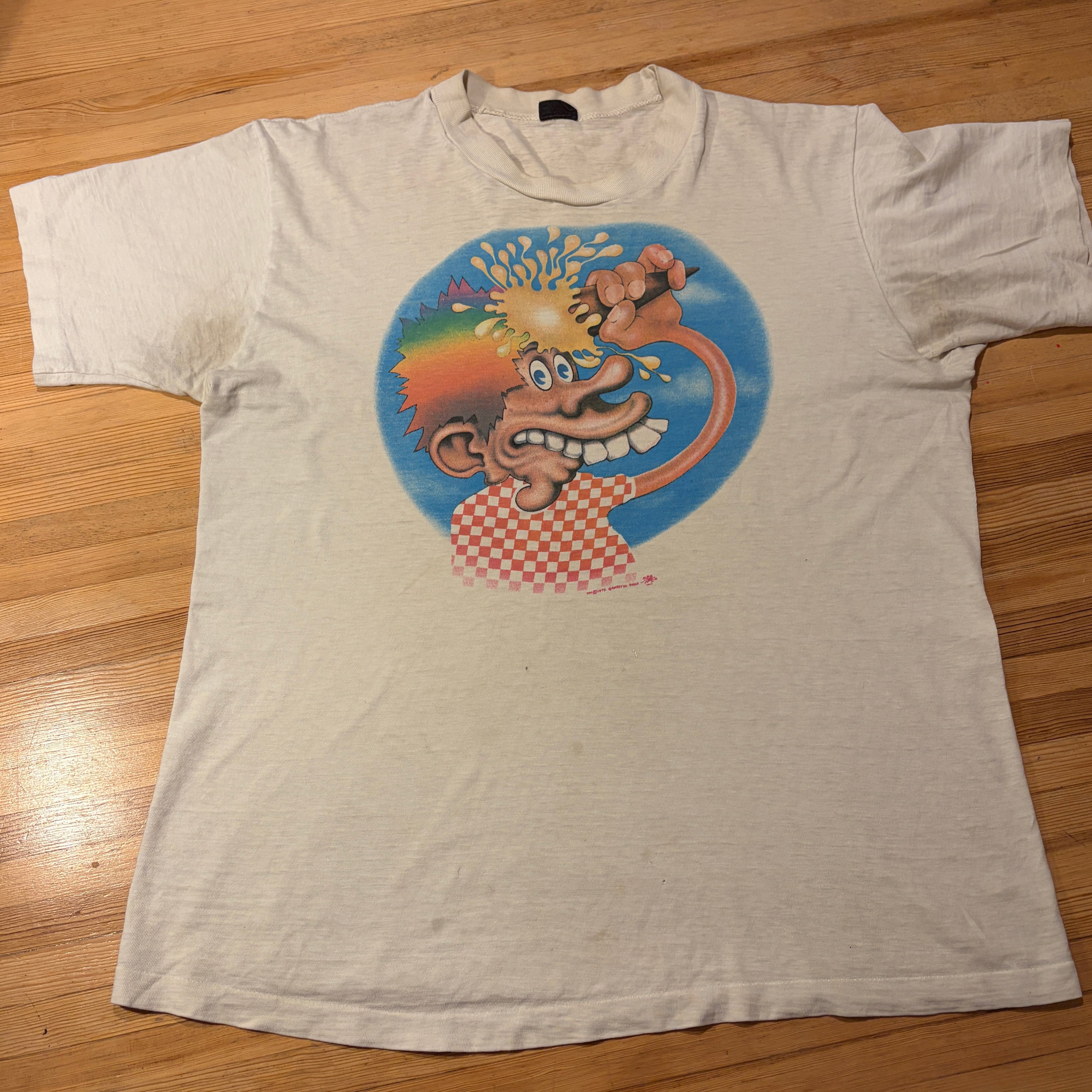 GRATEFUL DEAD  T-SHIRT - EUROPE '72 STANLEY MOUSE OG 1972
