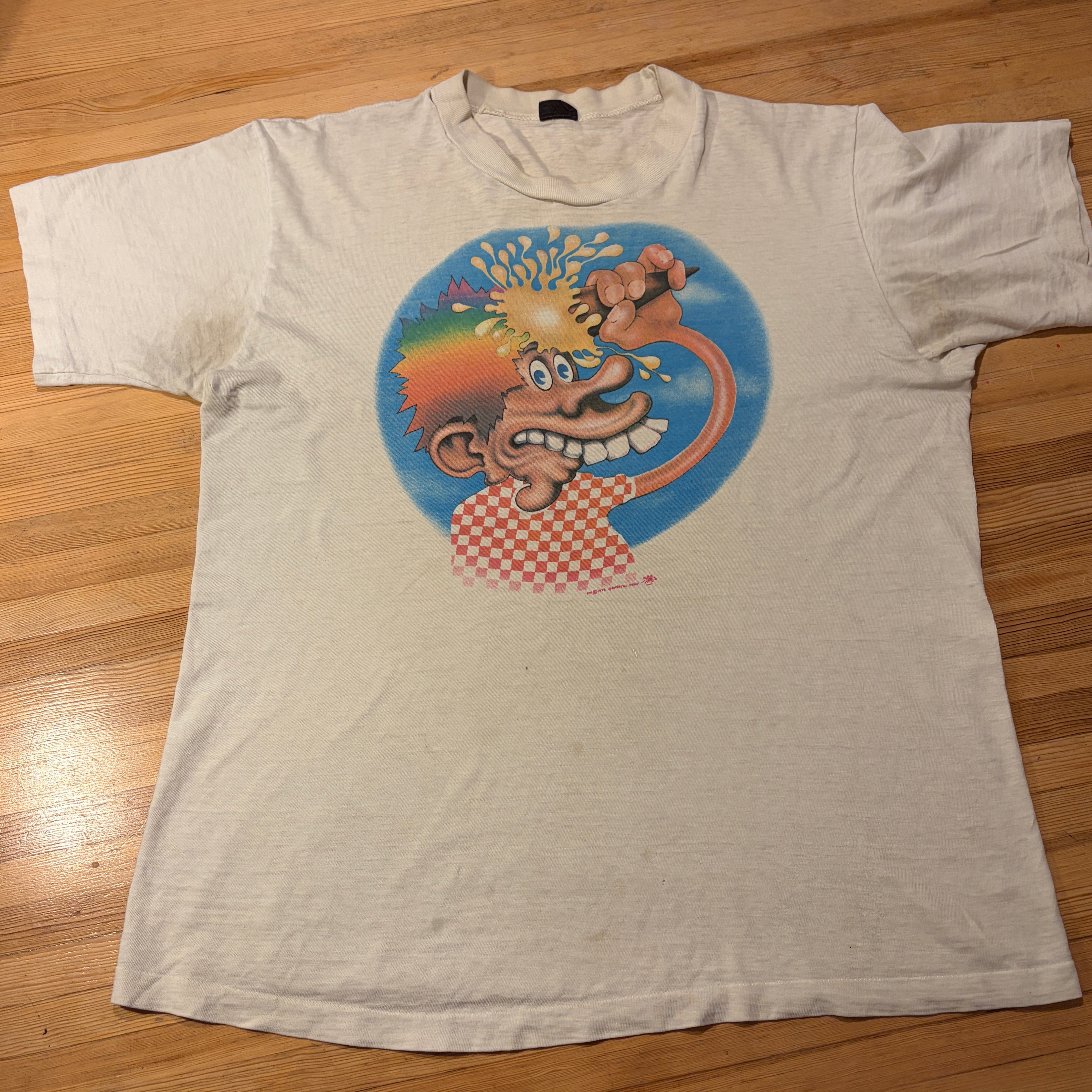 GRATEFUL DEAD  T-SHIRT - EUROPE '72 STANLEY MOUSE OG 1972