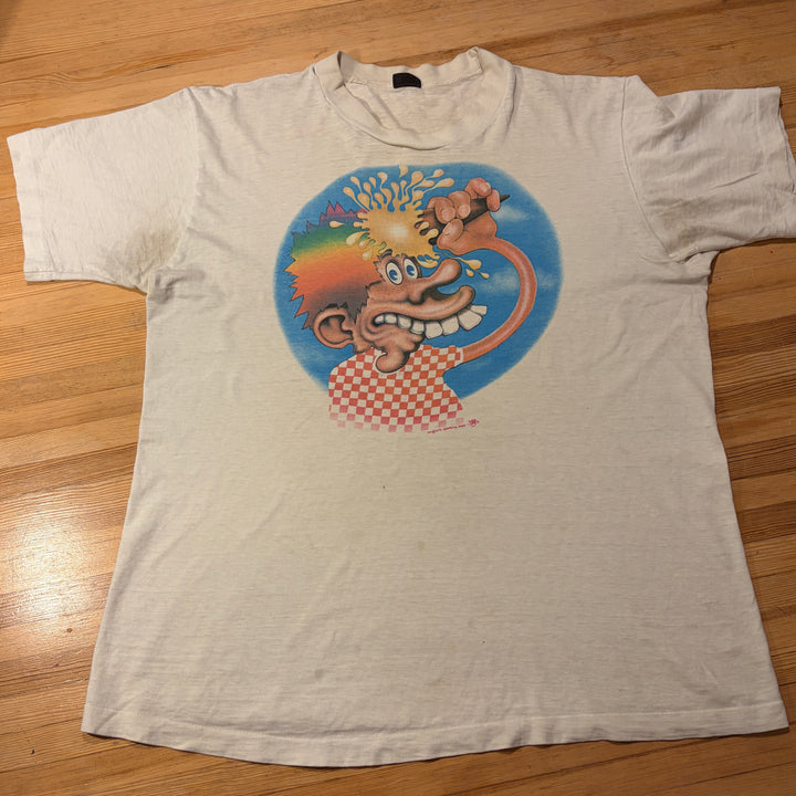 GRATEFUL DEAD  T-SHIRT - EUROPE '72 STANLEY MOUSE OG 1972