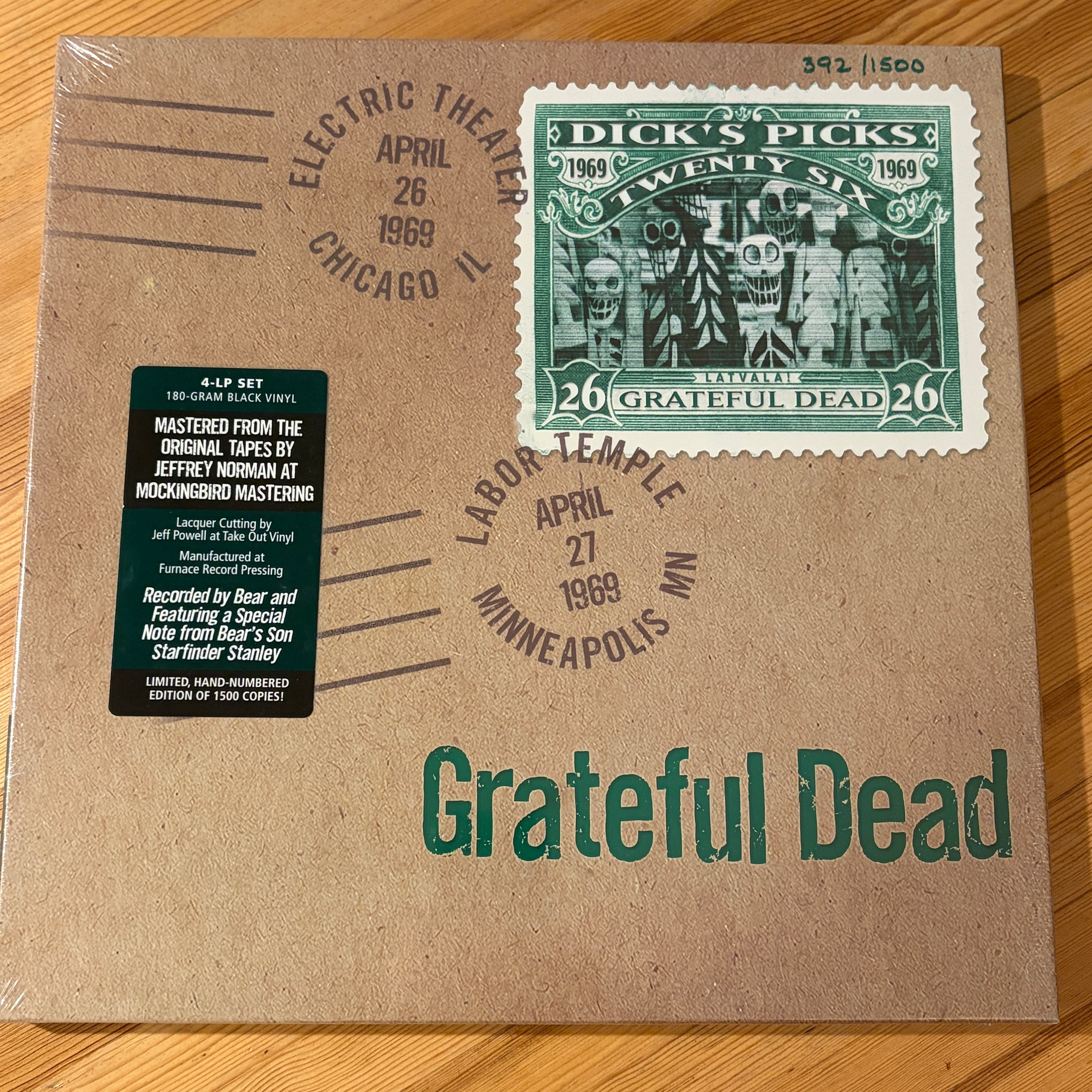 GRATEFUL DEAD, THE - DICK'S PICKS TWENTY SIX  04/26/1969