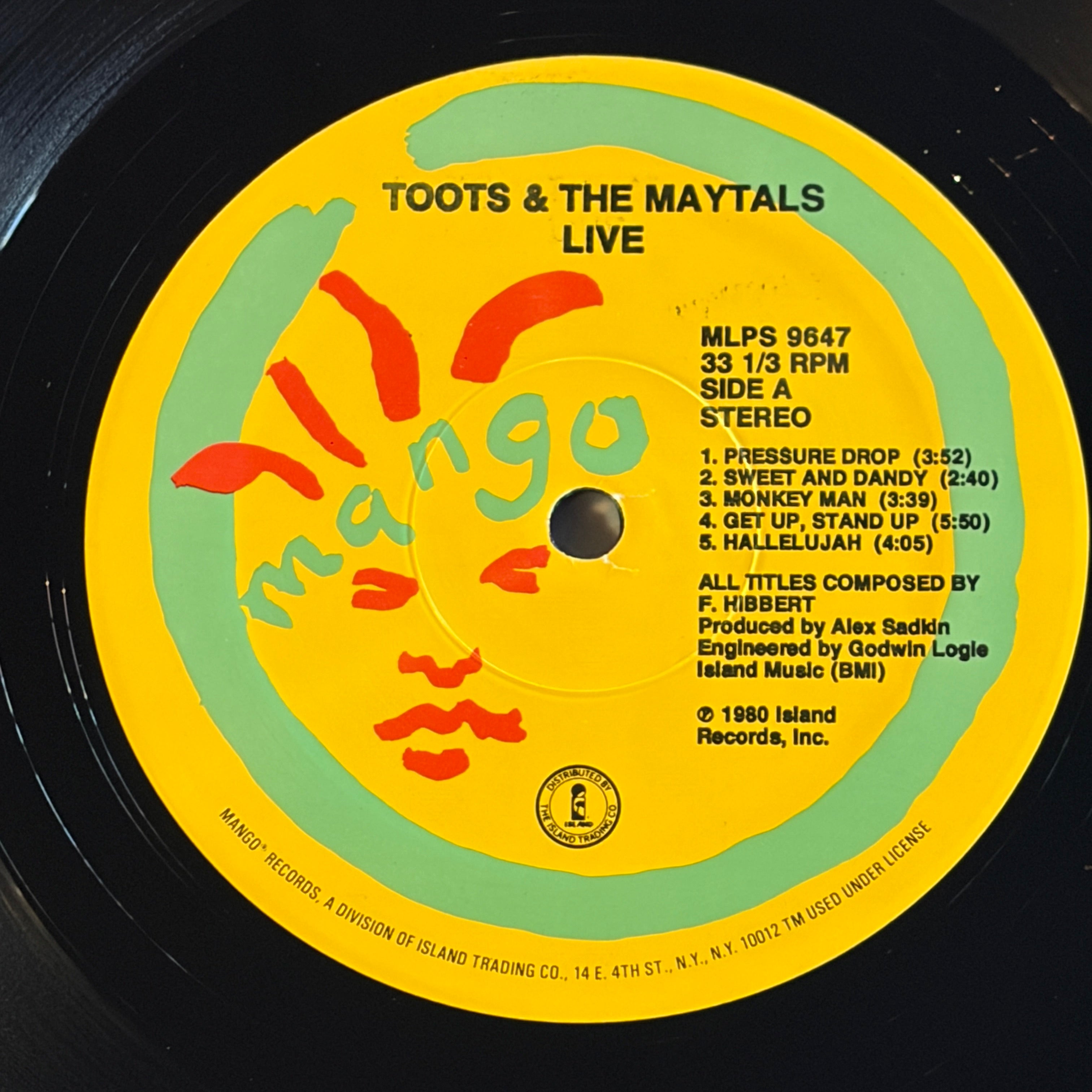TOOTS & THE MAYTALS - LIVE