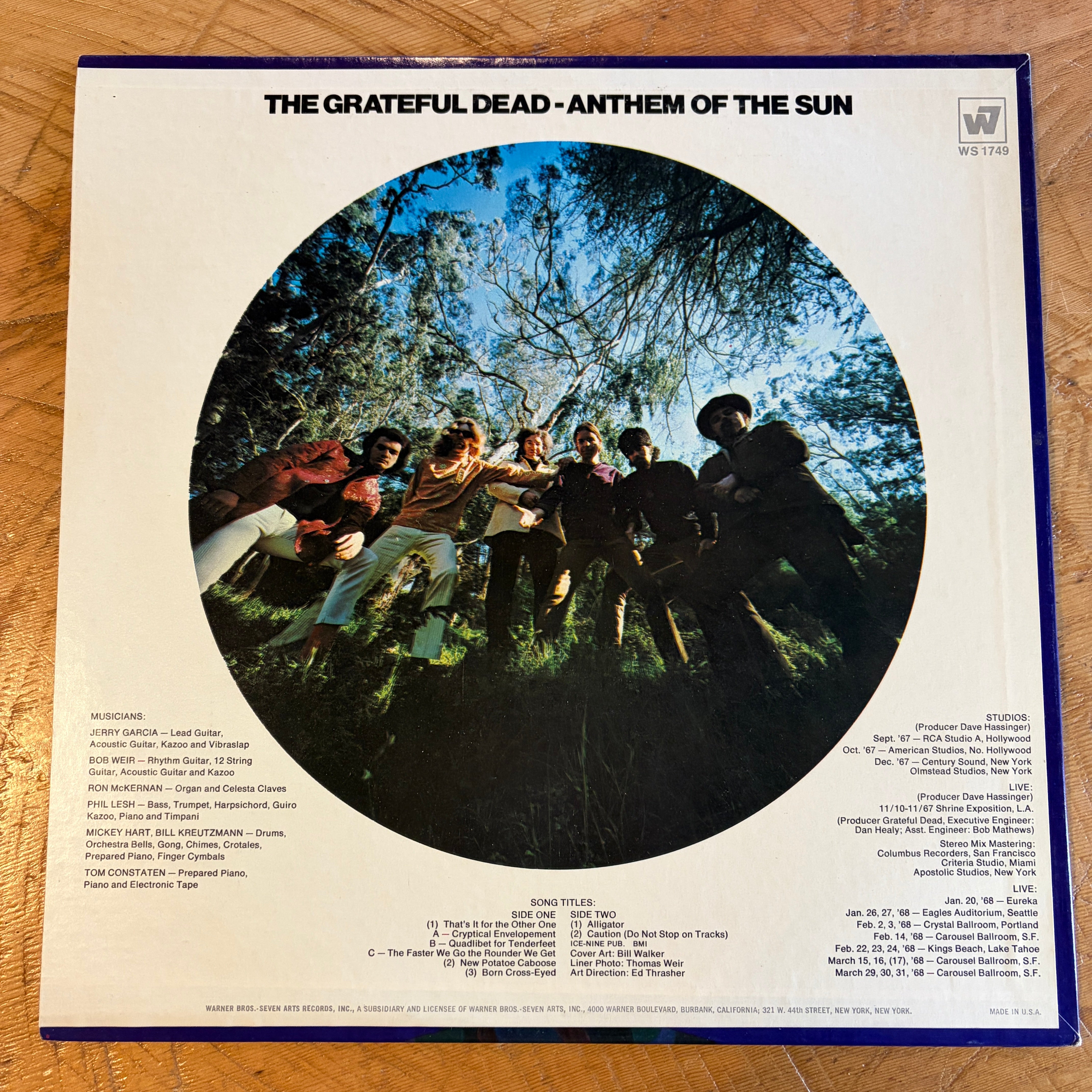 GRATEFUL DEAD, THE - ANTHEM OF THE SUN