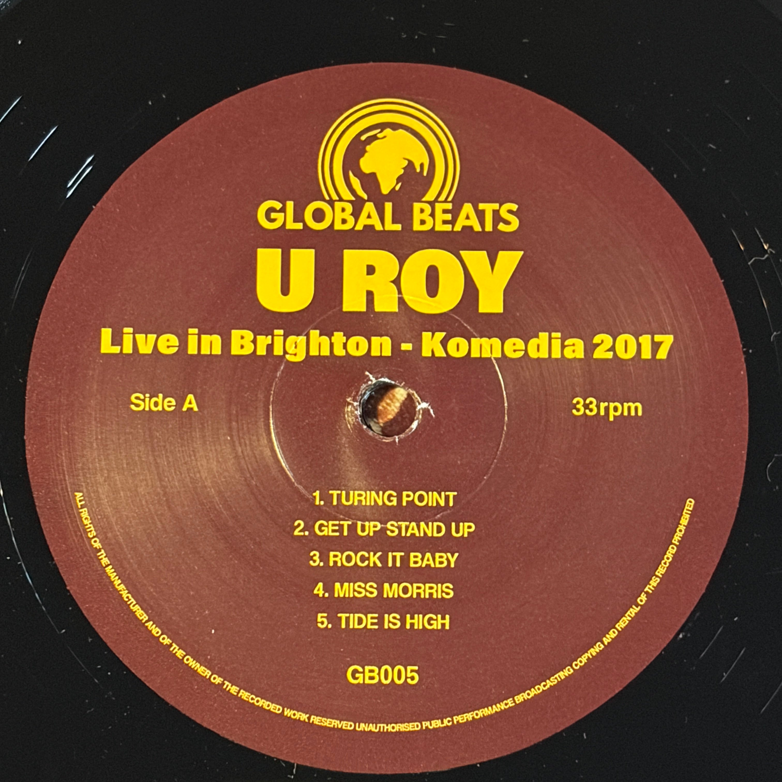 U ROY - LIVE IN CONCERT