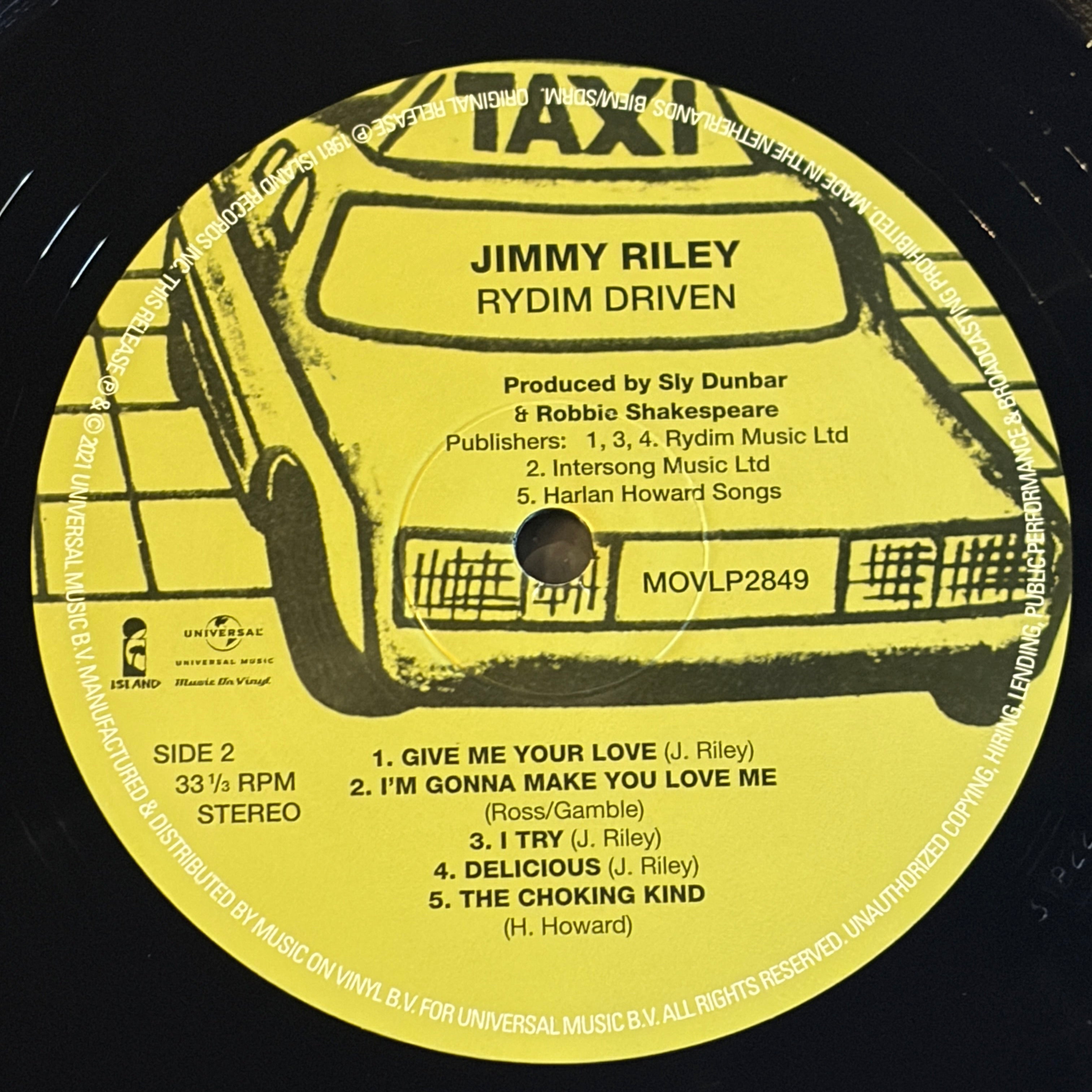 RILEY, JIMMY - RYDIM DRIVEN