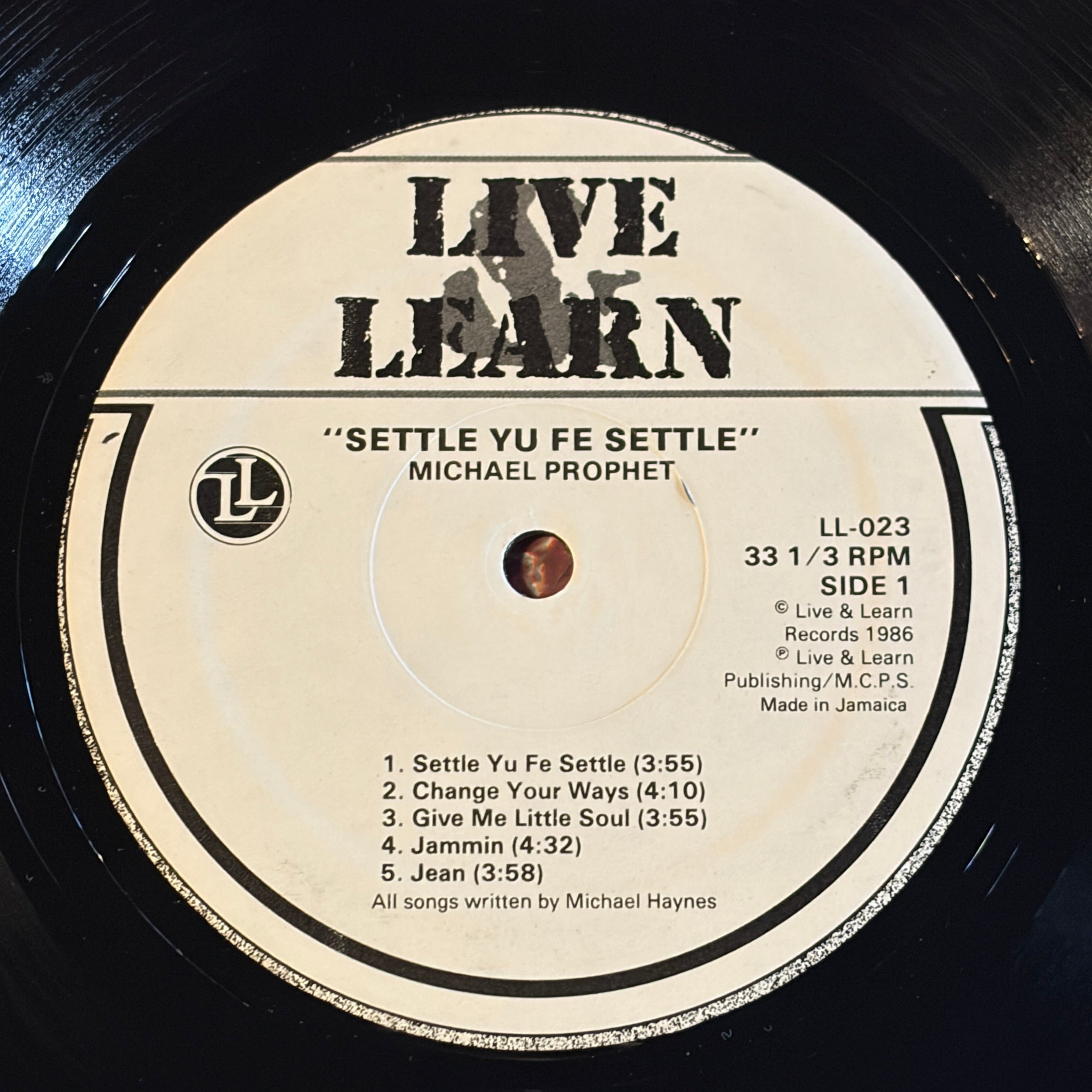 PROPHET, MICHAEL - SETTLE YU FE SETTLE