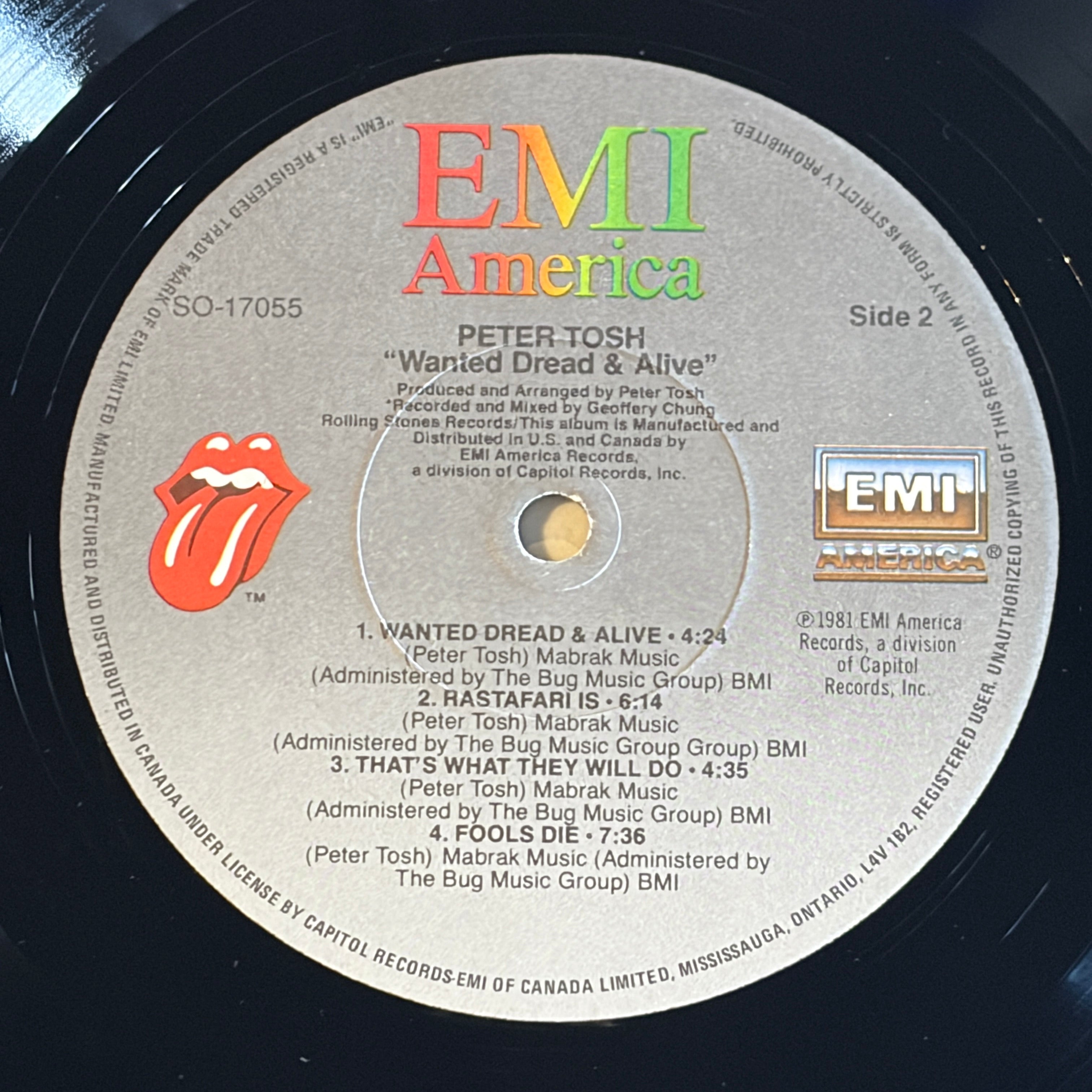 TOSH, PETER - DREAD & ALIVE