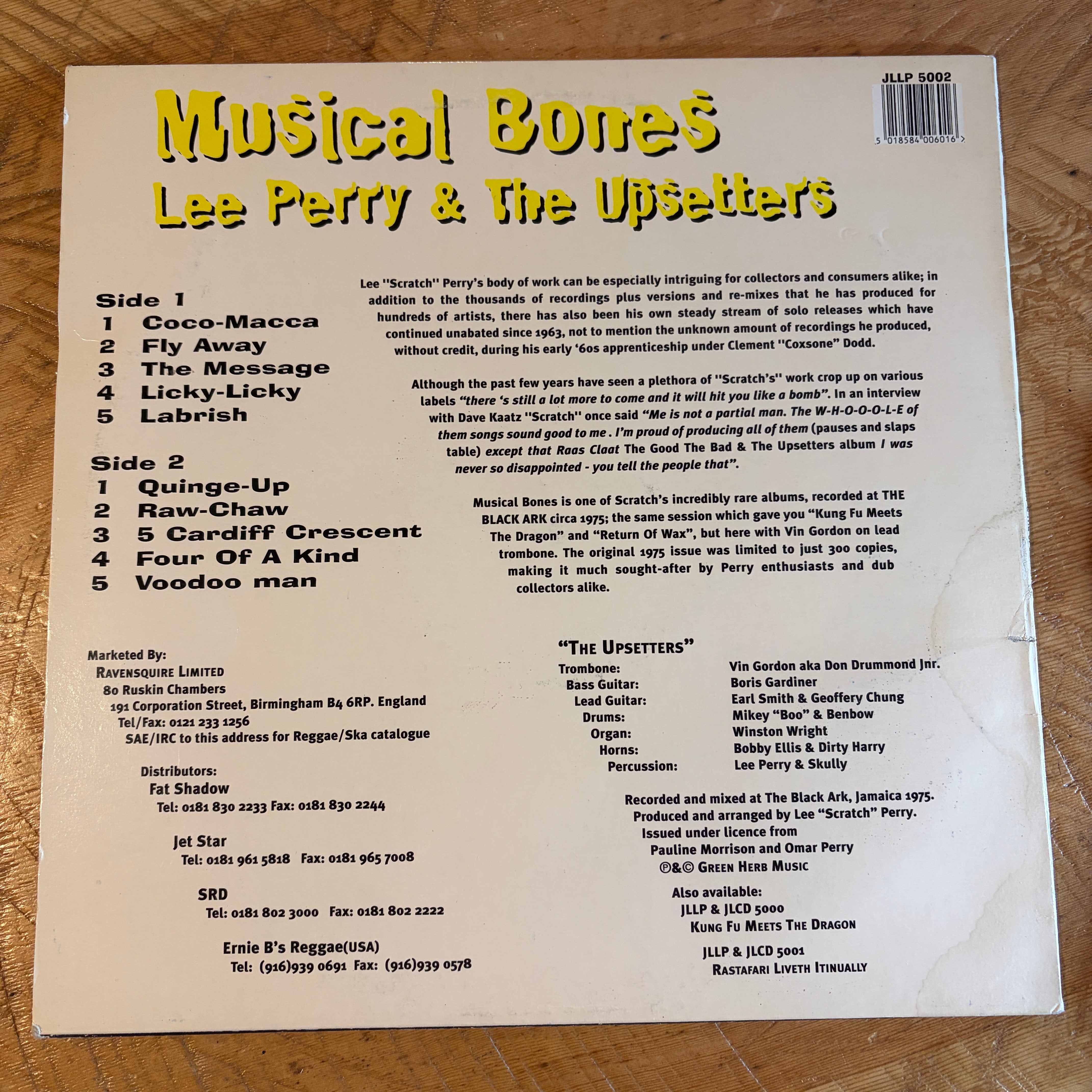 PERRY, LEE & THE UPSETTERS - MUSICAL BONES