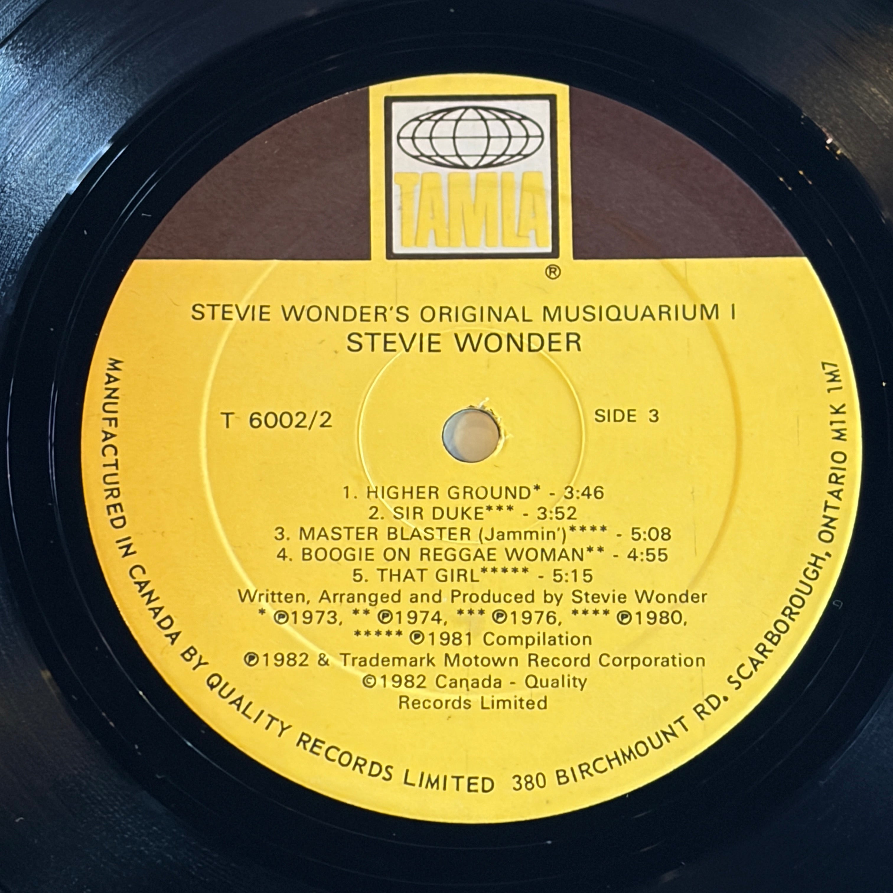 WONDER, STEVIE - ORIGINAL MUSIQUARIUM I