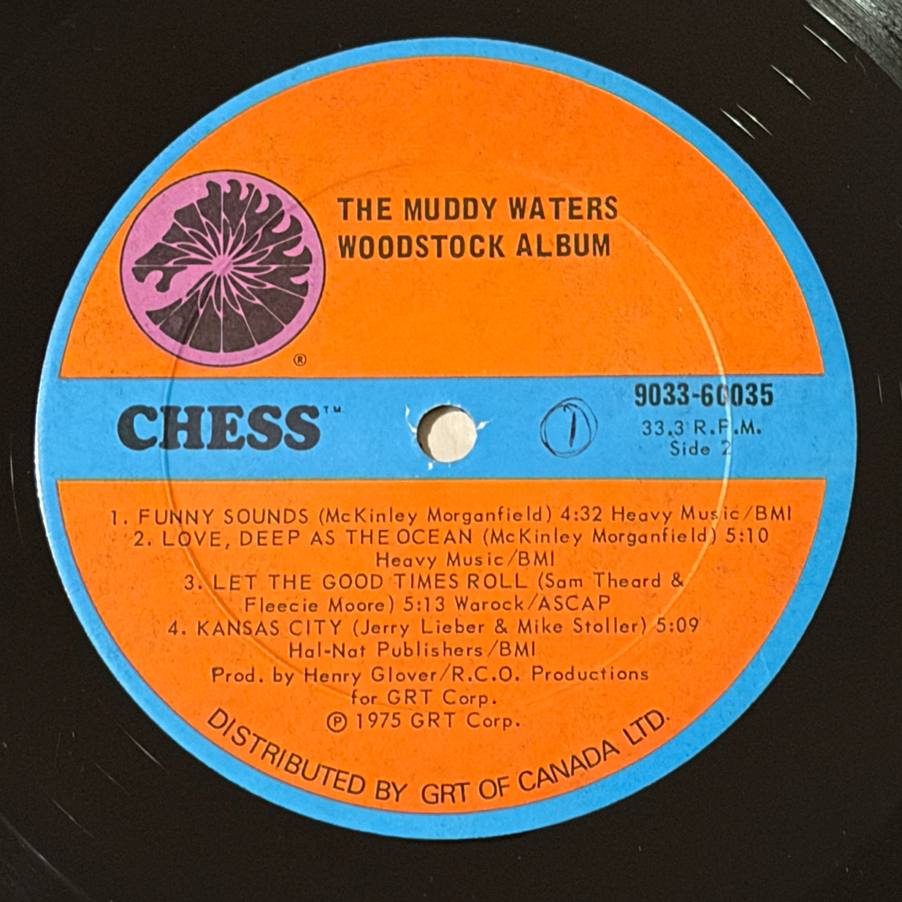 WATER, MUDDY - WOODSTOCK ALBUM