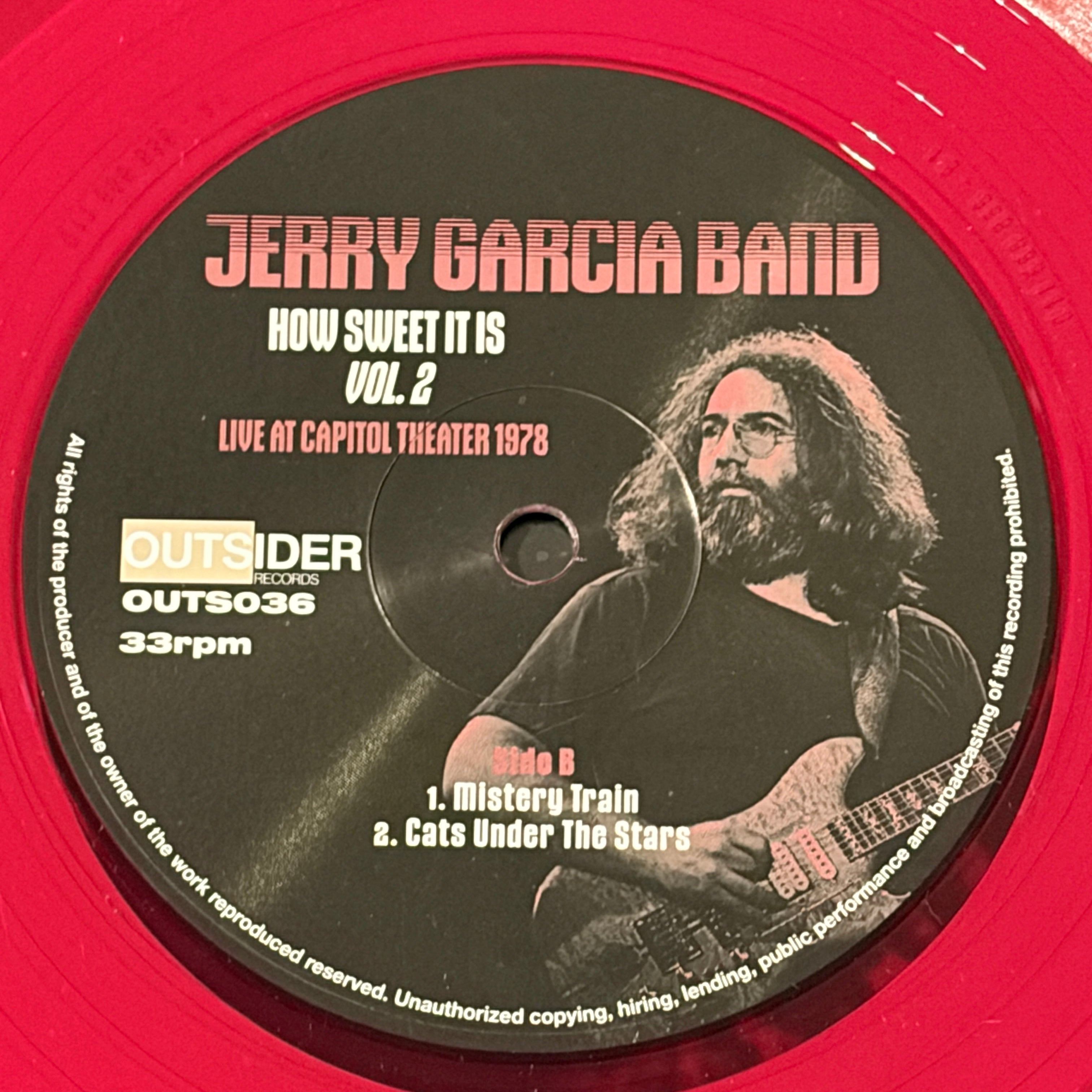GARCIA, JERRY - BAND - HOW SWEET IT IS VOL.2 CAPITOL THEATER 1978