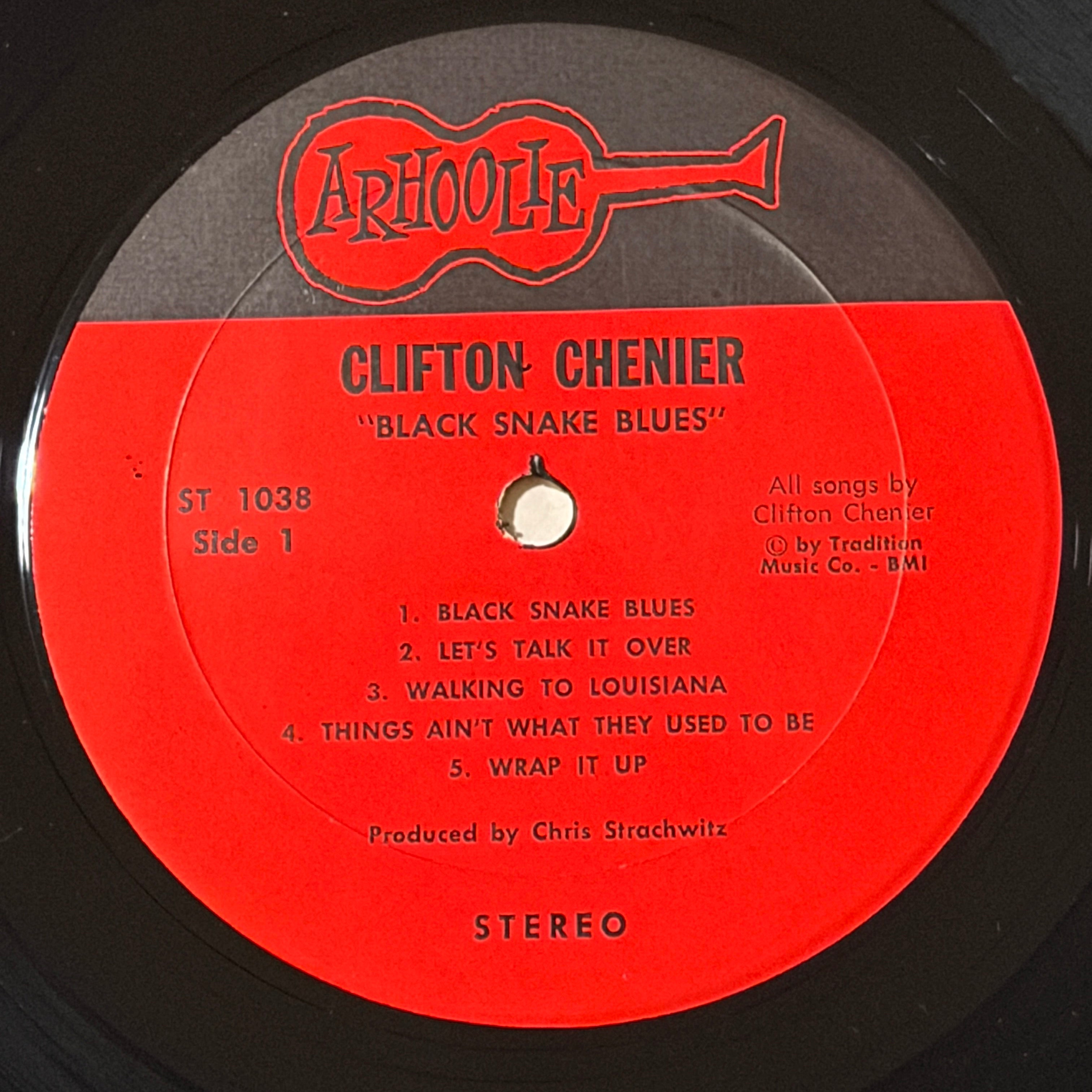 CHENIER, CLIFTON - BLACK SNAKE BLUES