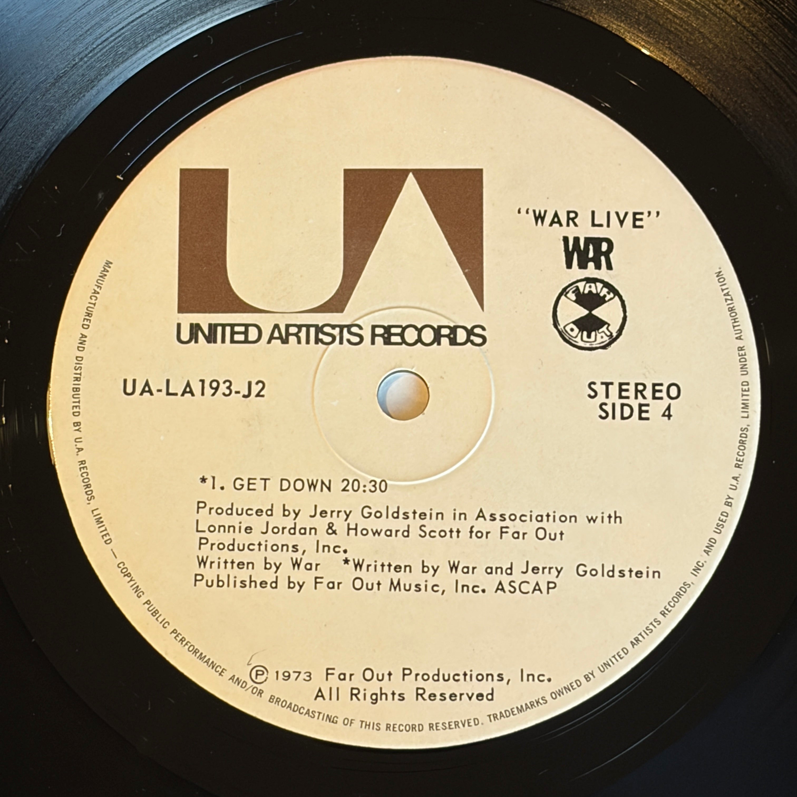 WAR - WAR LIVE 2LP
