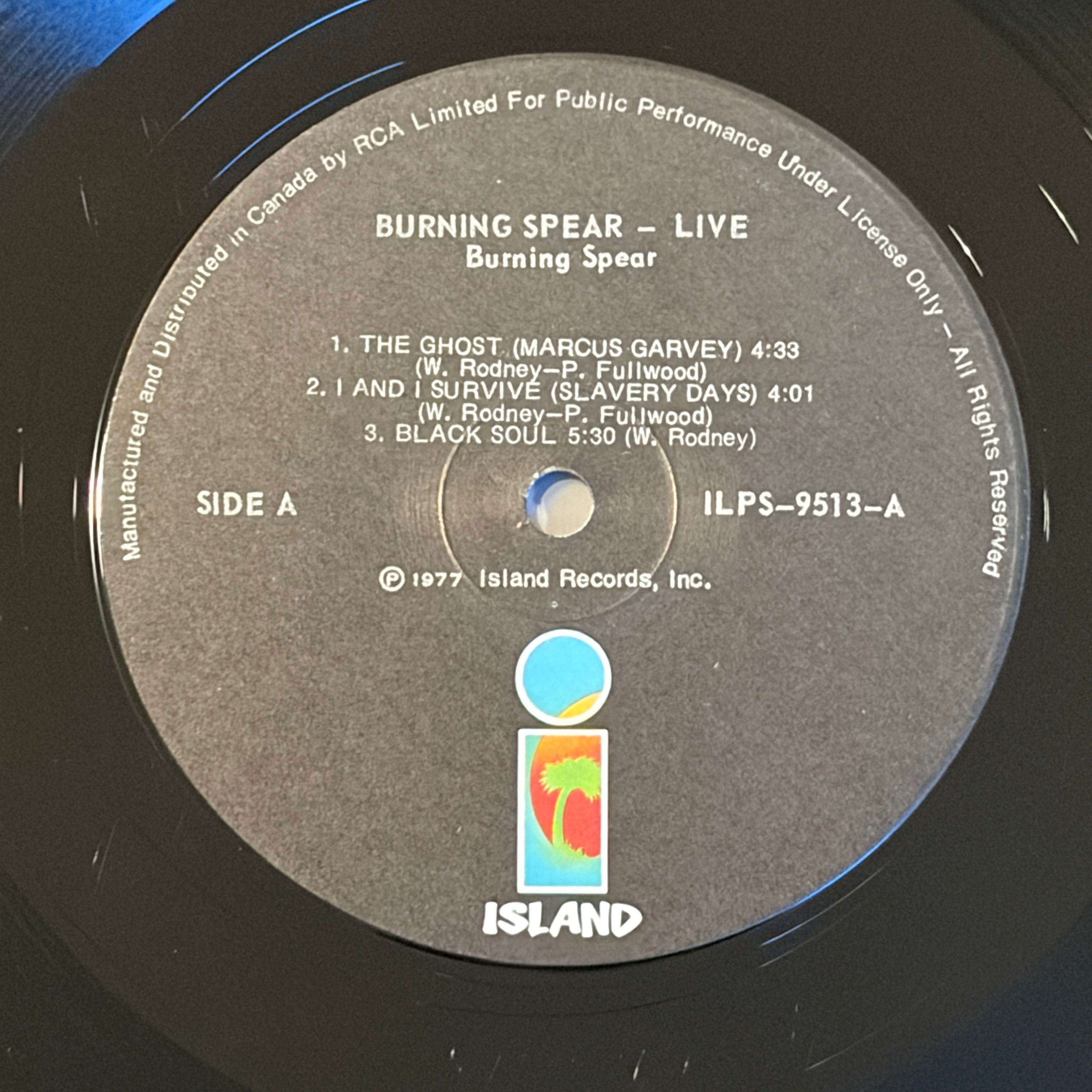 BURNING SPEAR - LIVE