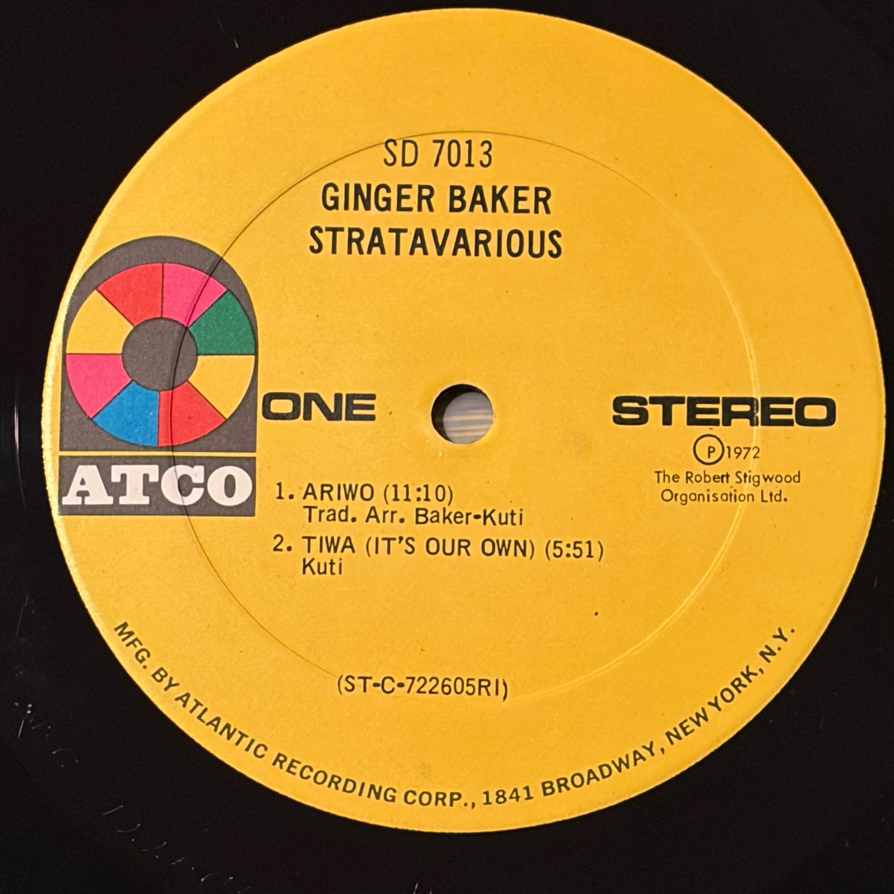 BAKER, GINGER - STRATAVARIOUS