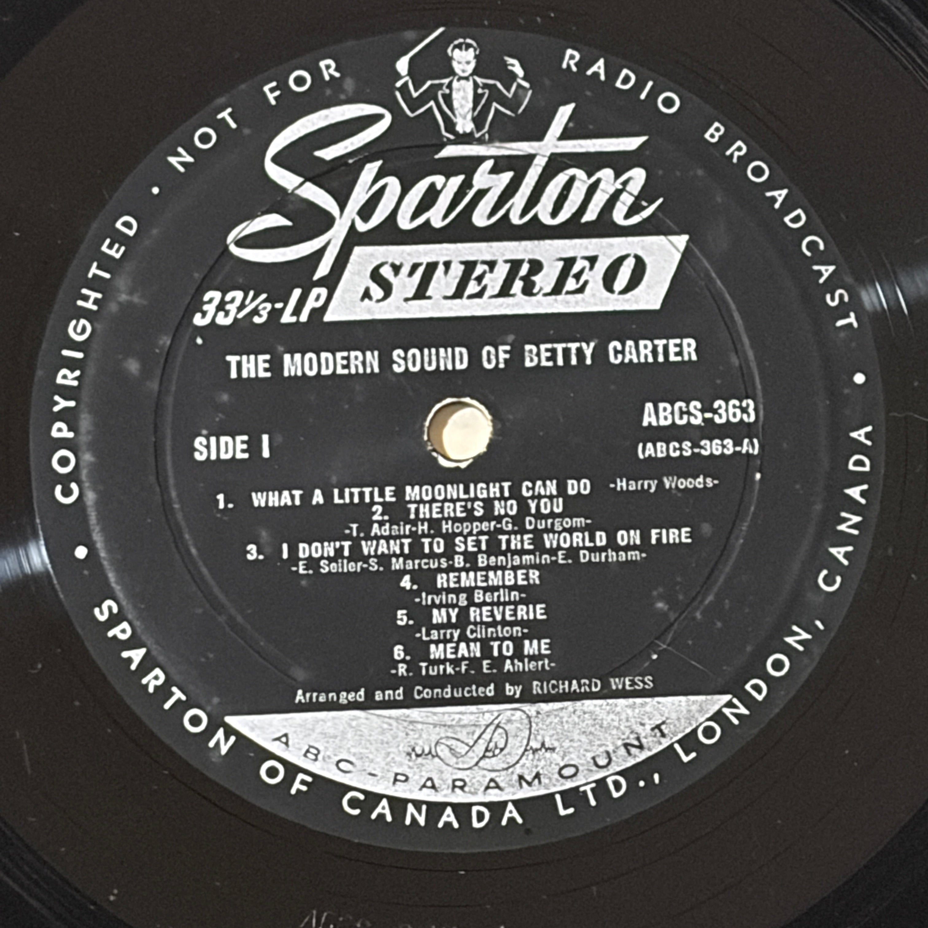 CARTER, BETTY - THE MODERN SOUND OF