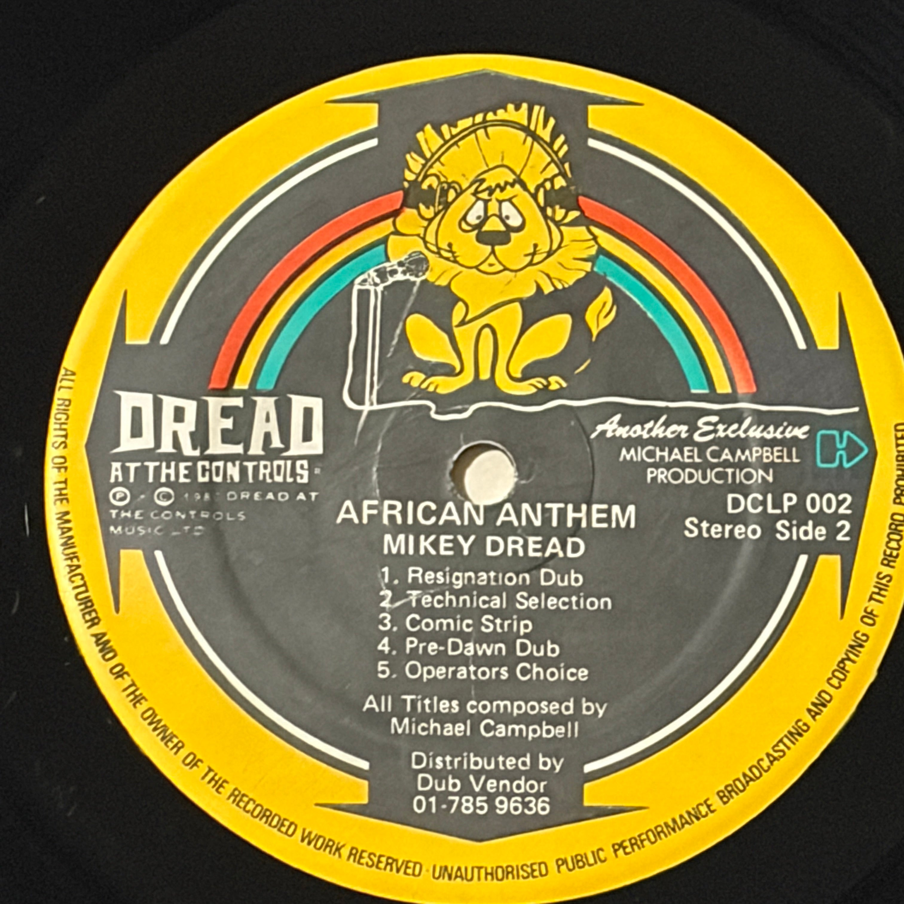 MIKEY DREAD - AFRICAN ANTHEM THE MIKEY DREAD SHOW DUBWISE