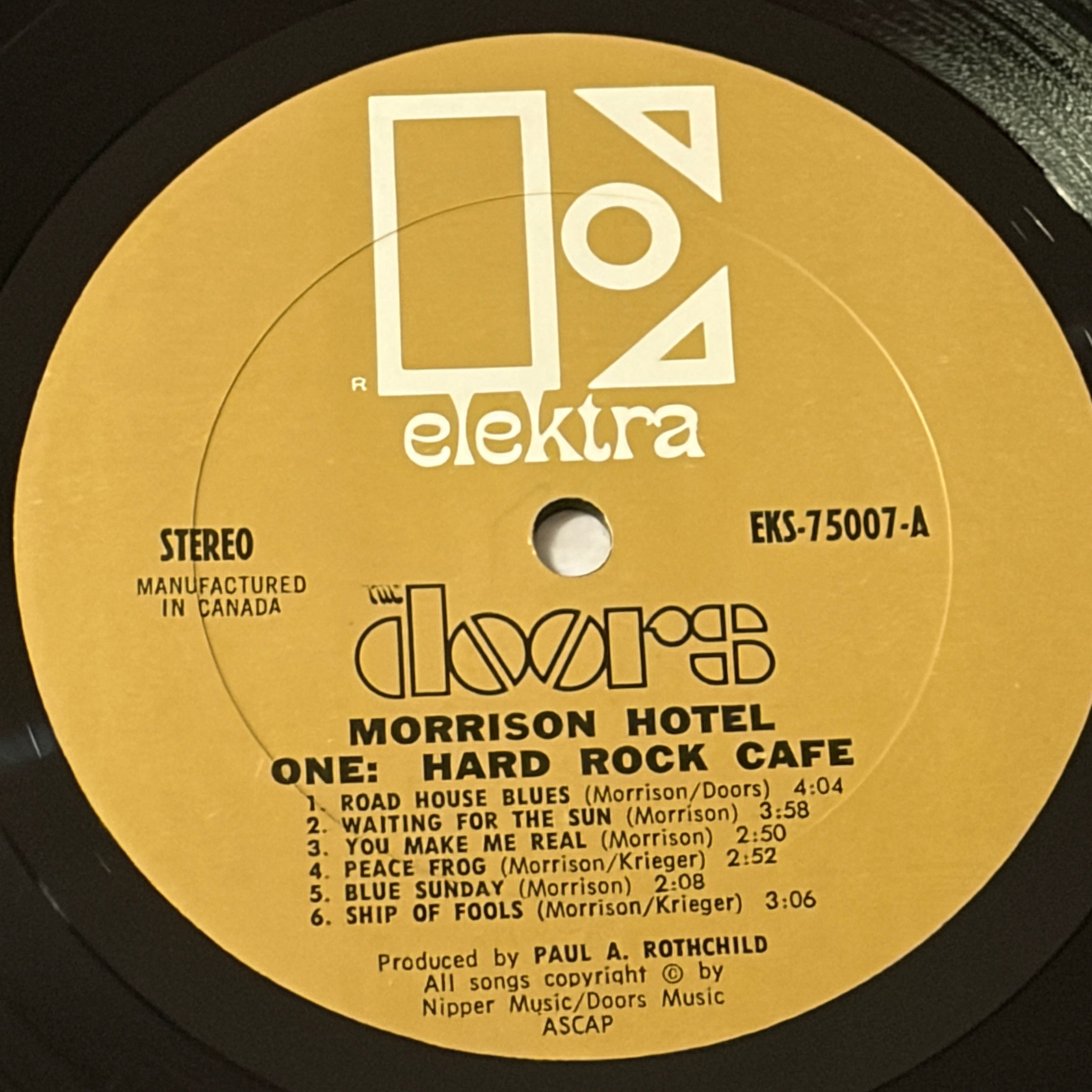 DOORS, THE - MORRISON HOTEL