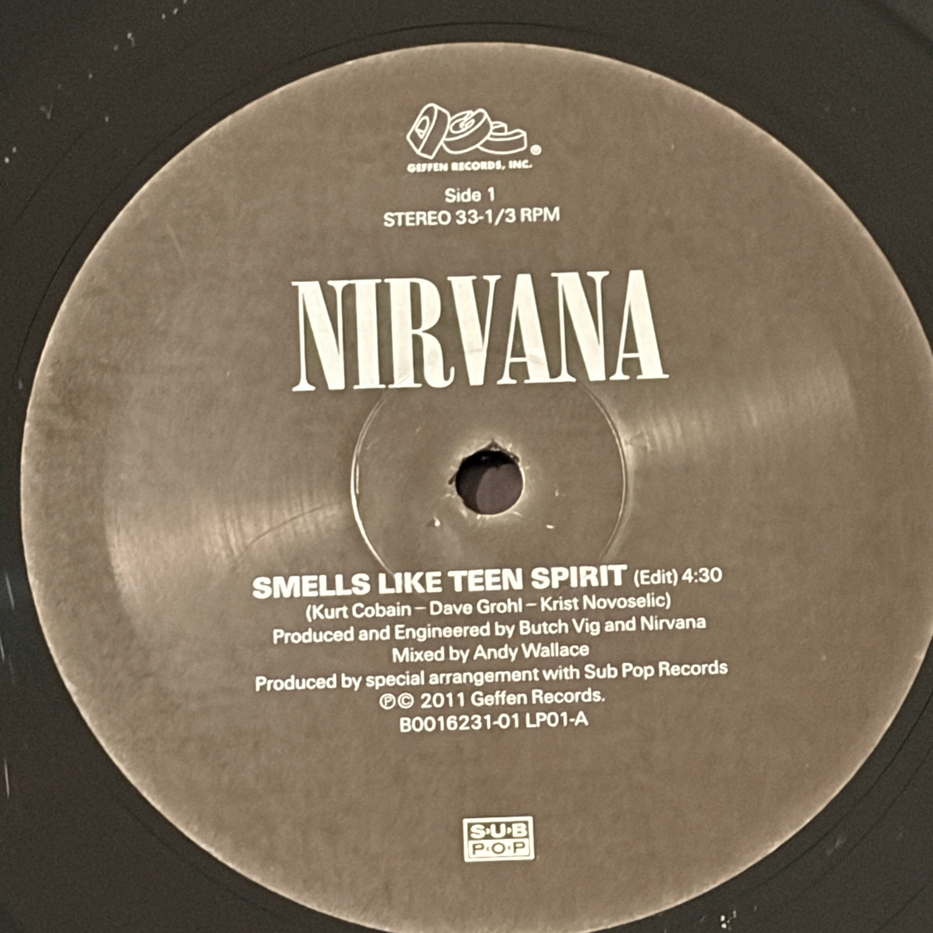 NIRVANA - SMELLS LIKE TEEN SPIRIT - SINGLE 10"