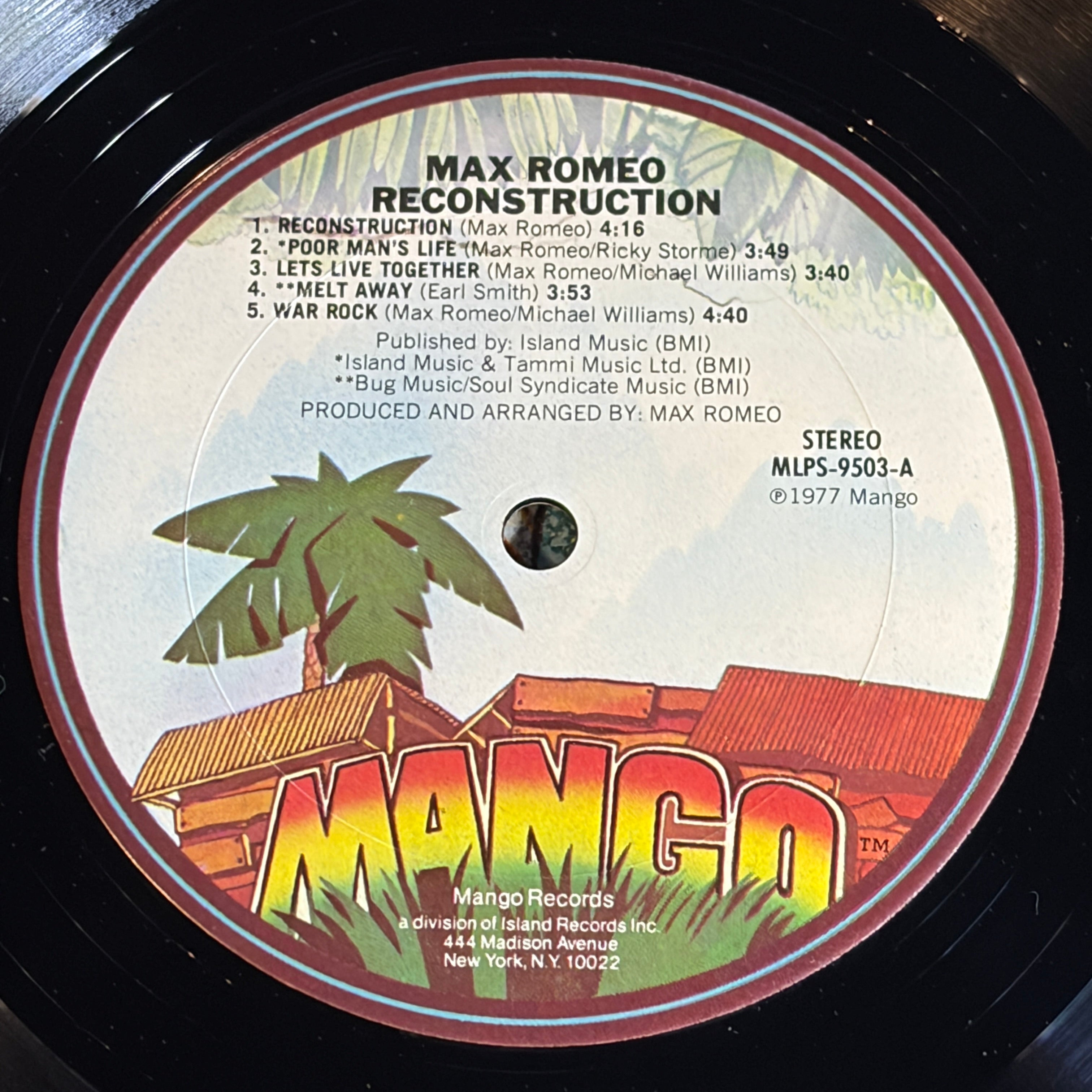 ROMEO, MAX - RECONSTRUCTION